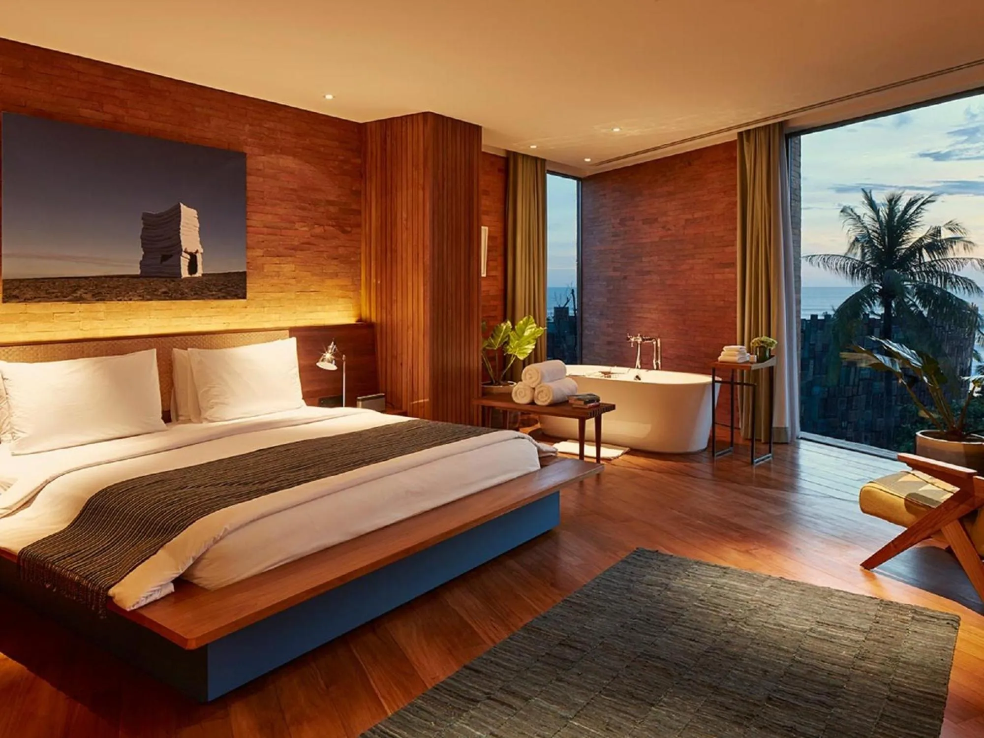 Bed in Desa Potato Head Bali