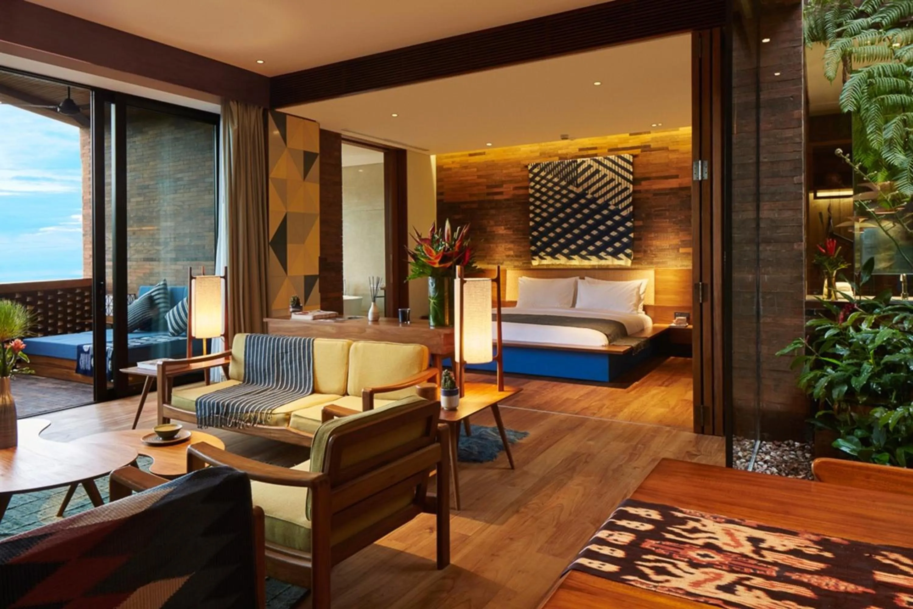 Bed in Desa Potato Head Bali