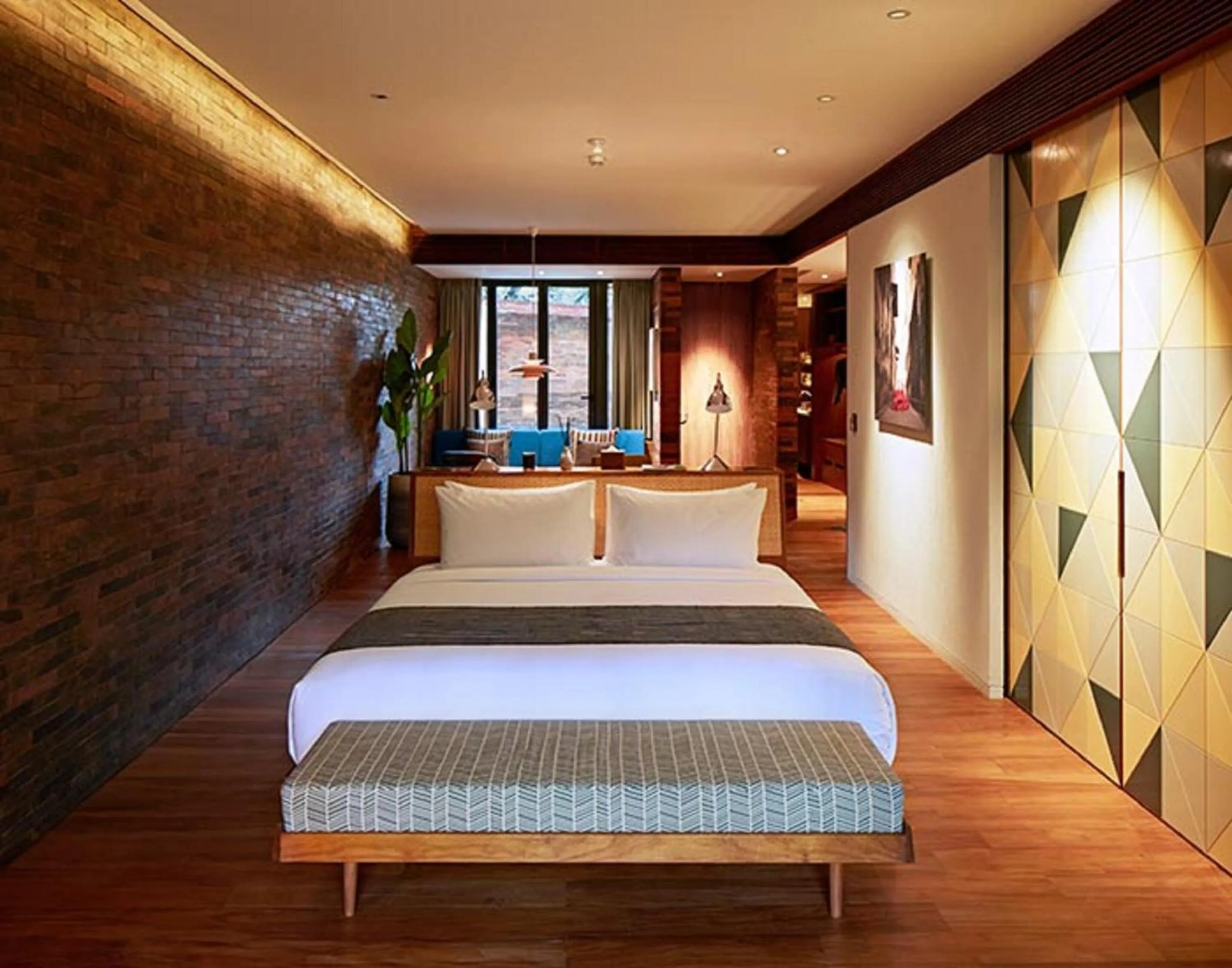 Bed in Desa Potato Head Bali