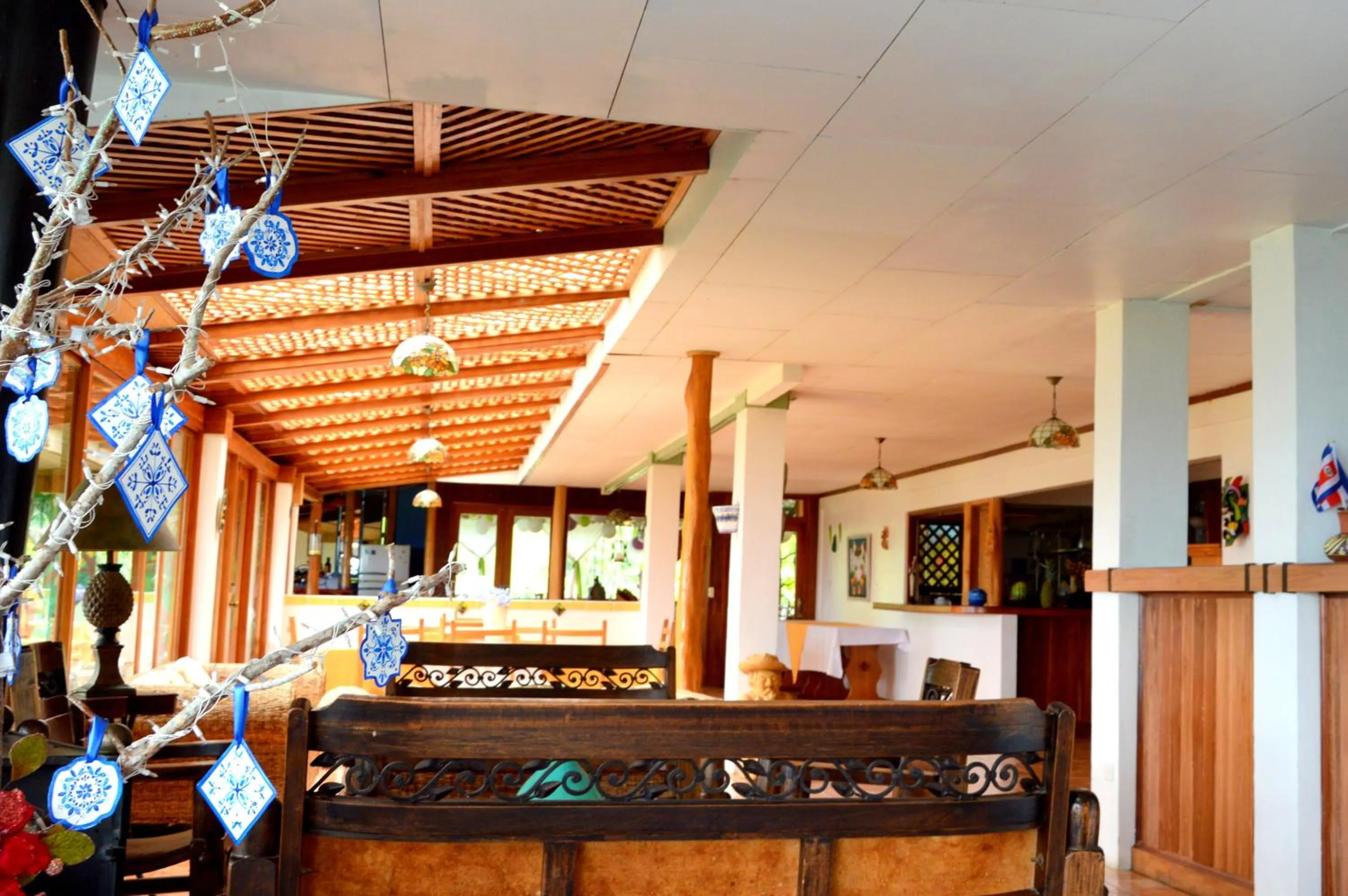 Lobby or reception in Guayabo Lodge