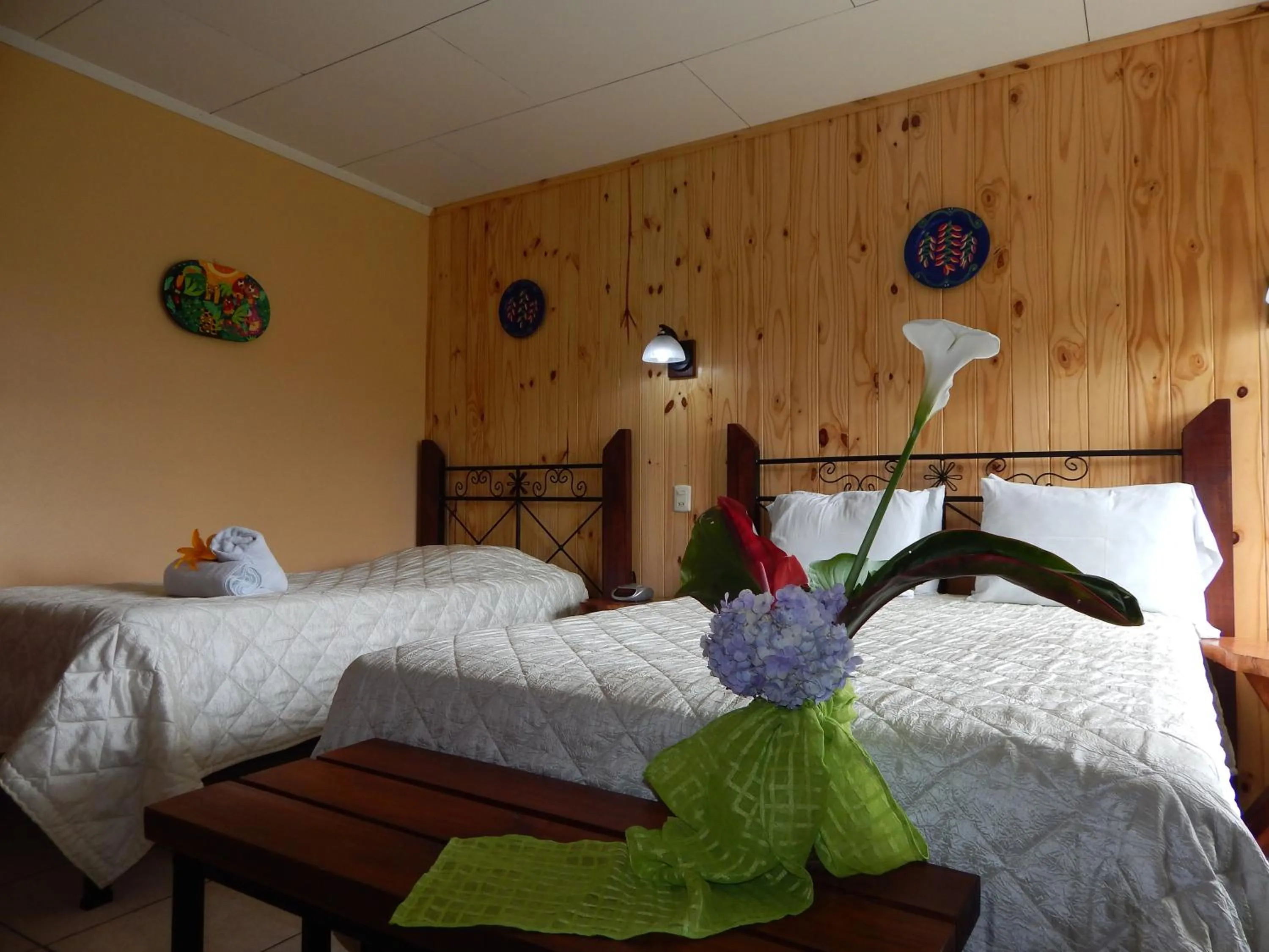 Photo of the whole room, Bed in Guayabo Lodge