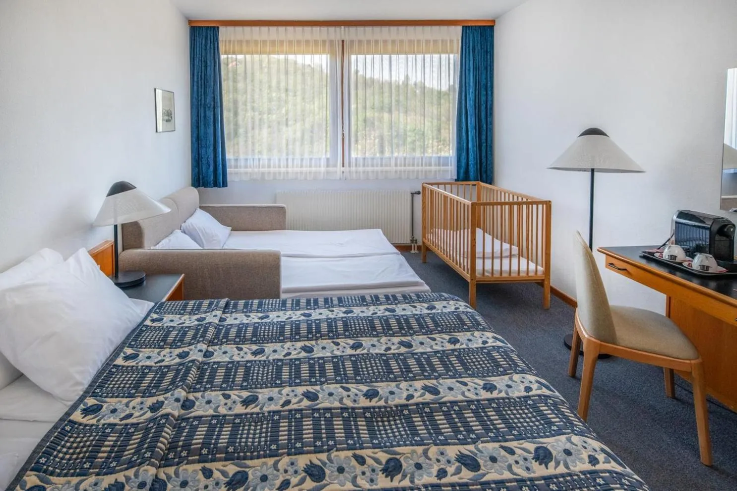 Bed in Hotel Club Tihany