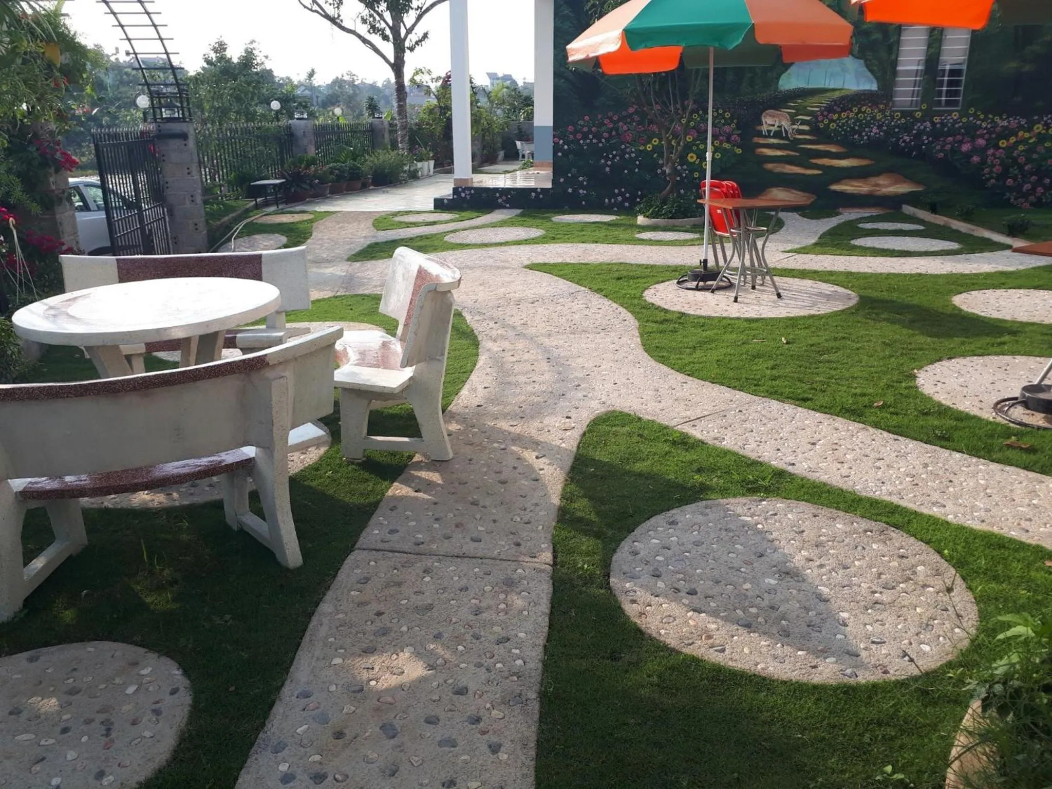 Patio in An An Homestay Bảo Lộc