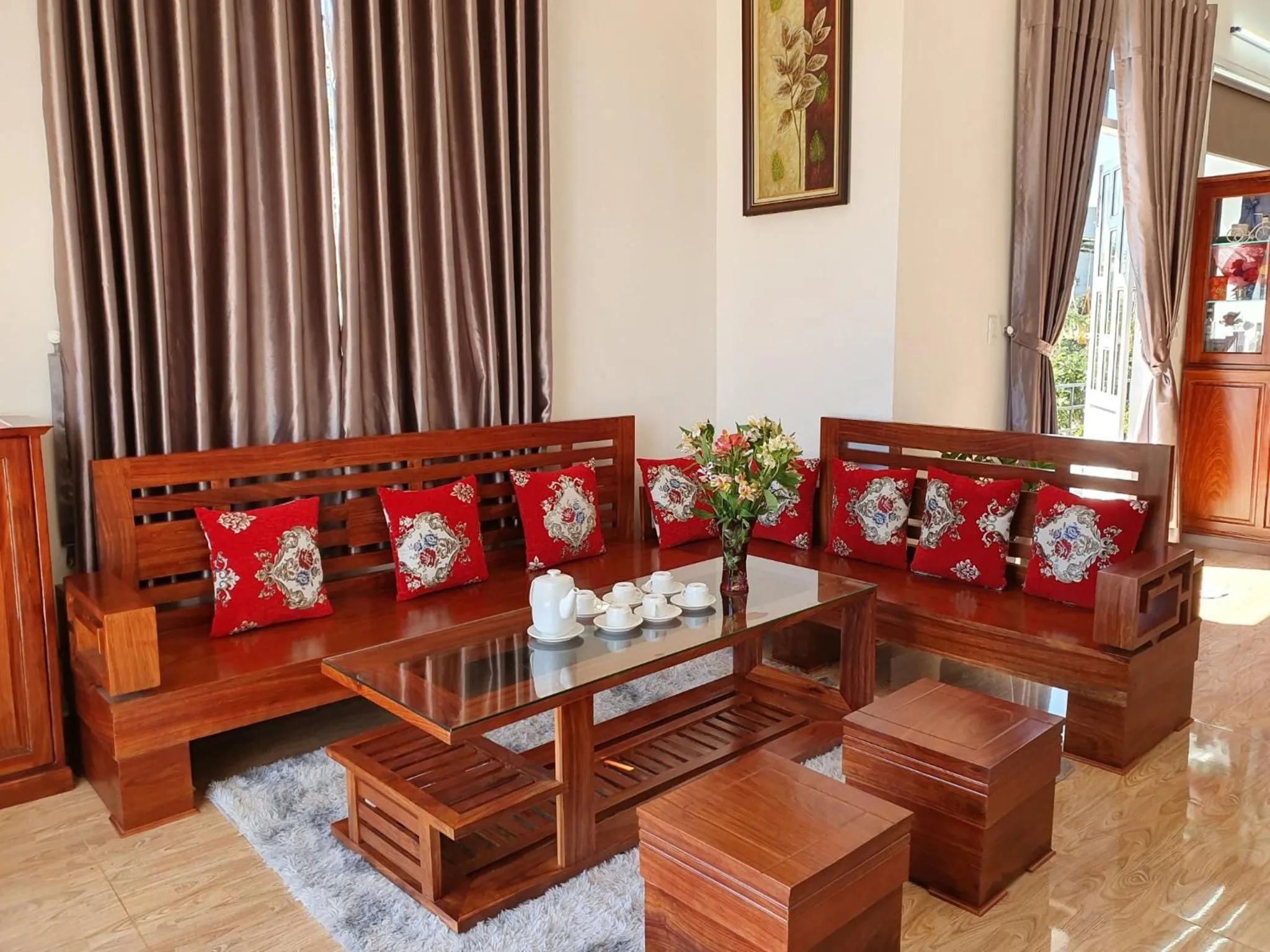 Living room in An An Homestay Bảo Lộc