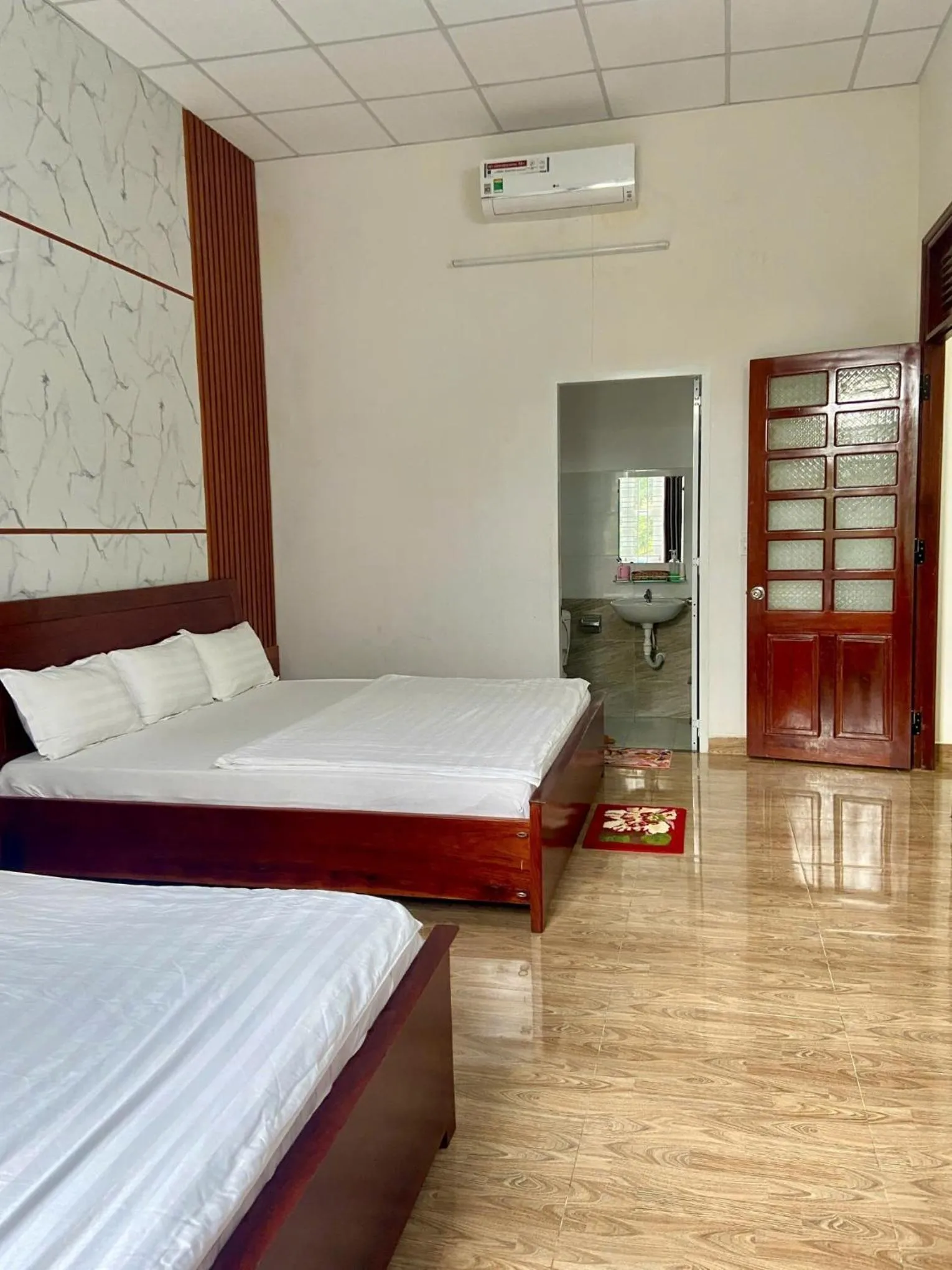 Bed in An An Homestay Bảo Lộc