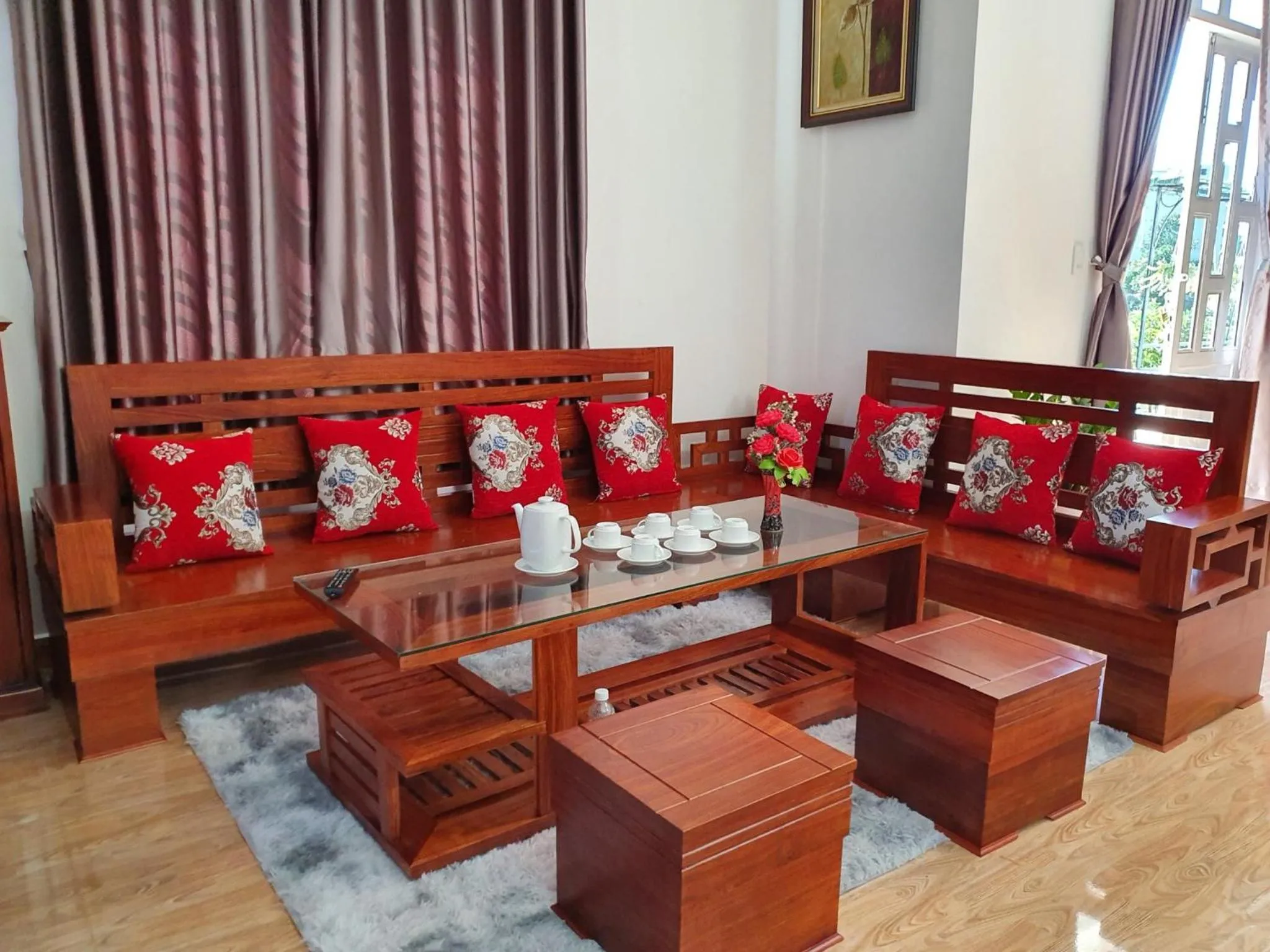 Living room in An An Homestay Bảo Lộc