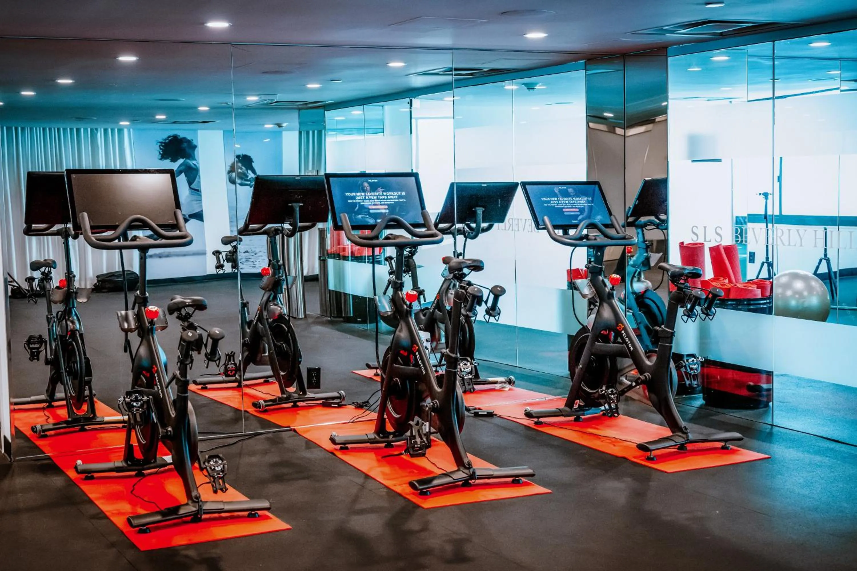 Fitness centre/facilities in SLS Hotel, a Luxury Collection Hotel, Beverly Hills