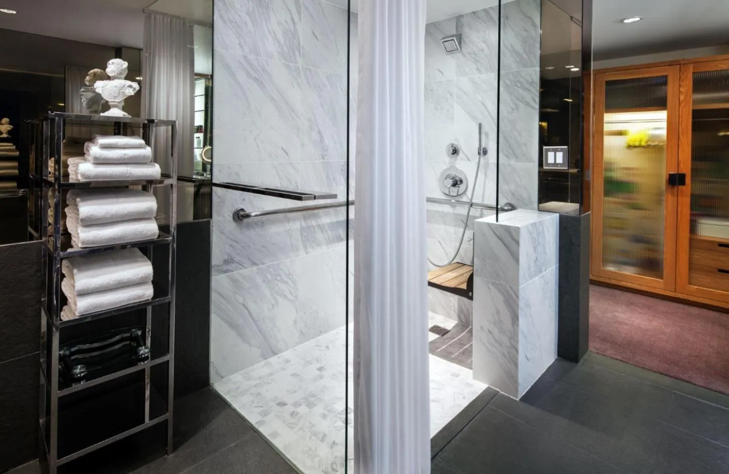 Shower in SLS Hotel, a Luxury Collection Hotel, Beverly Hills