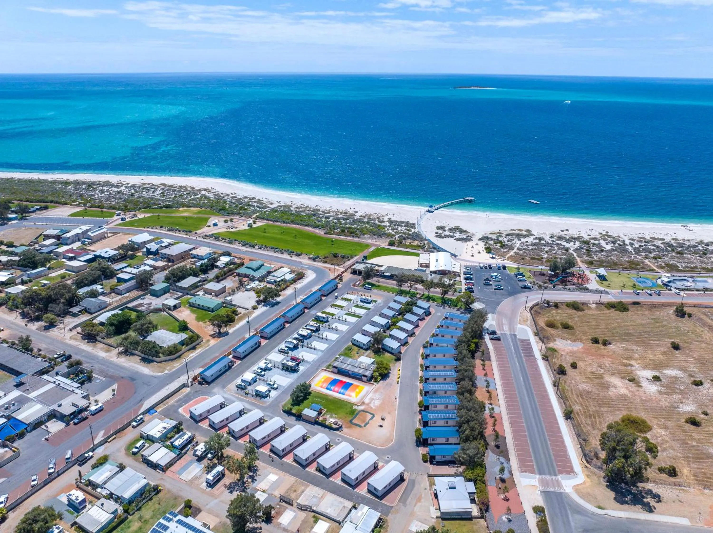 Bird's eye view in Jurien Bay Tourist Park