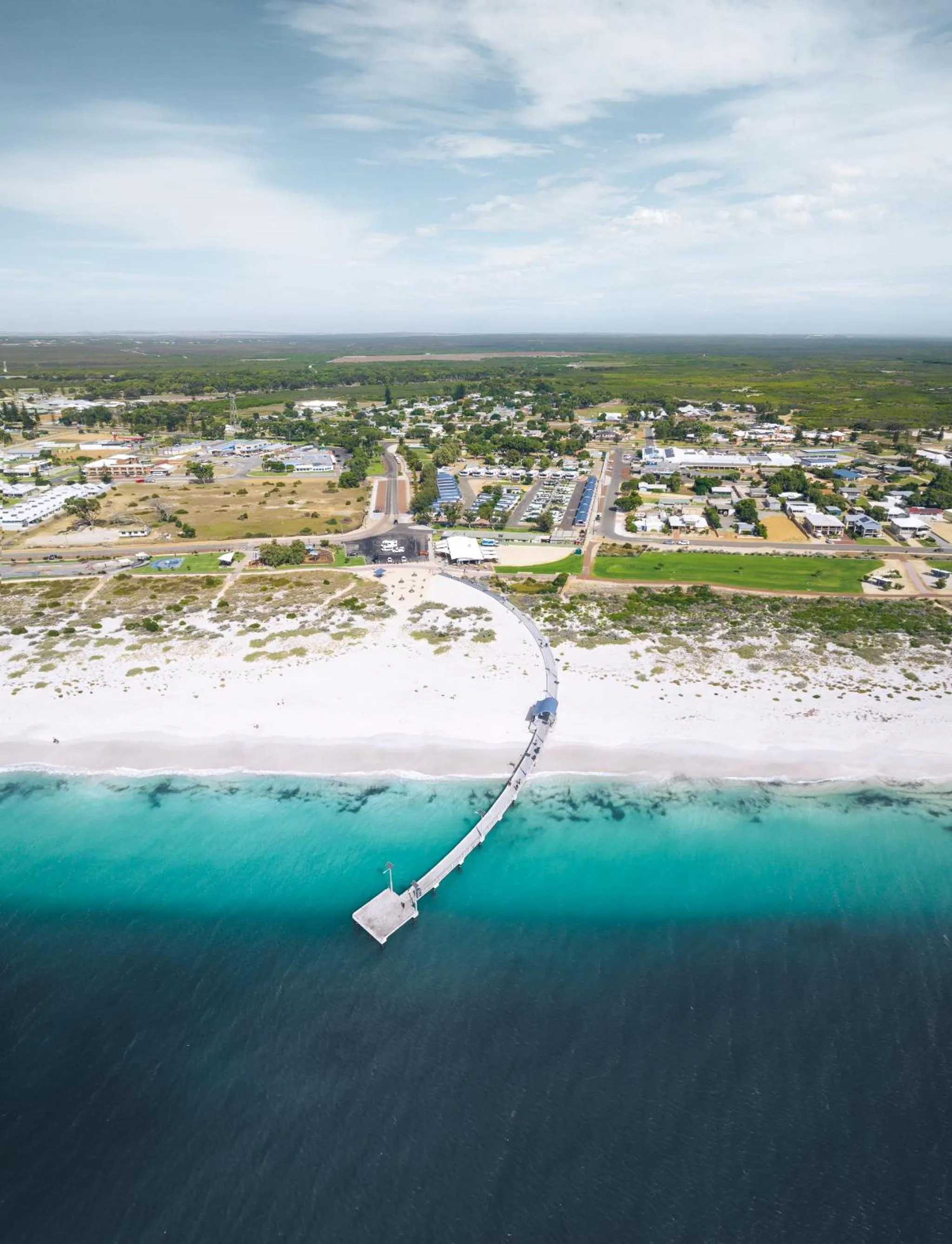 Natural landscape in Jurien Bay Tourist Park