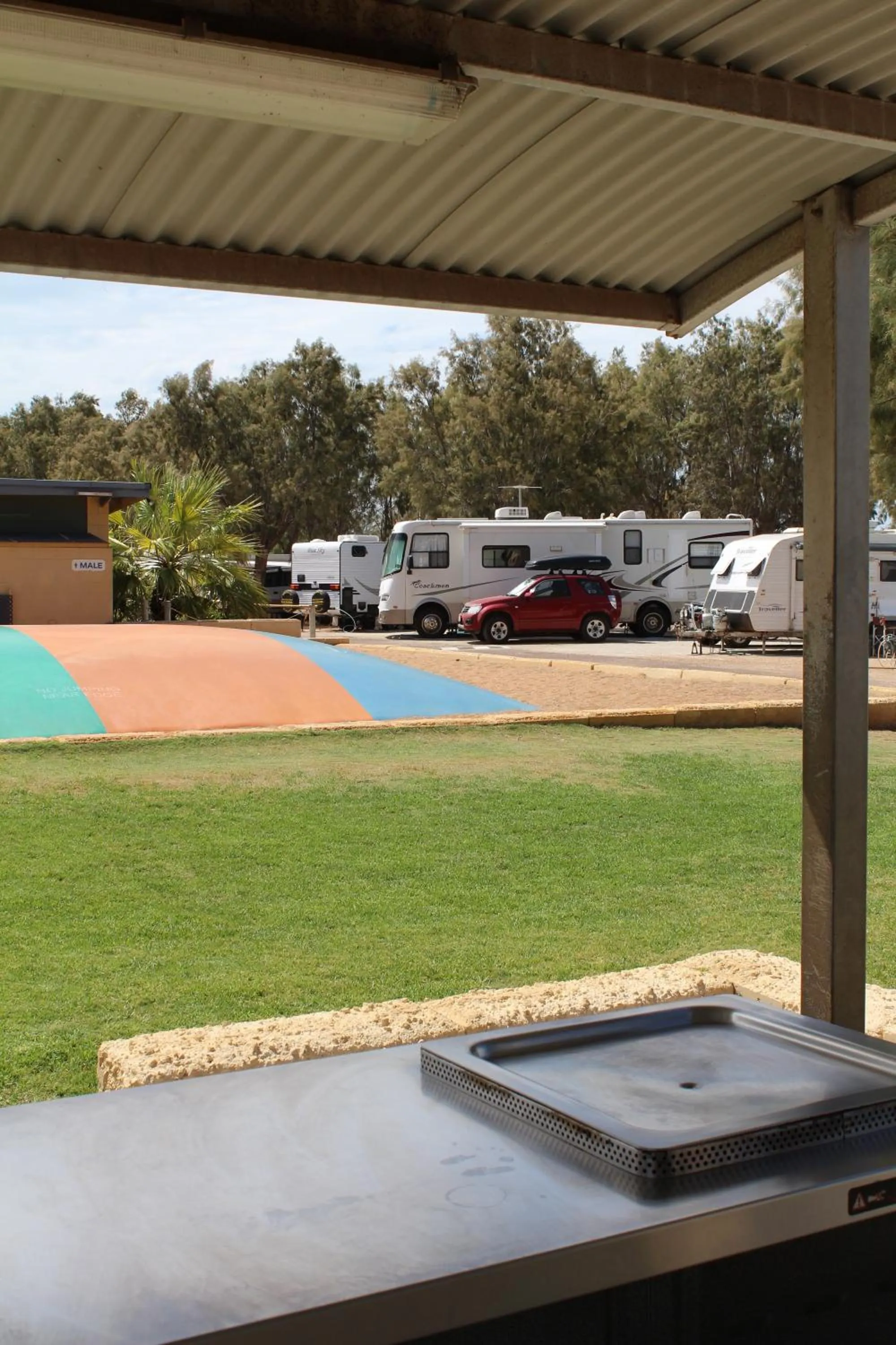 BBQ facilities in Jurien Bay Tourist Park