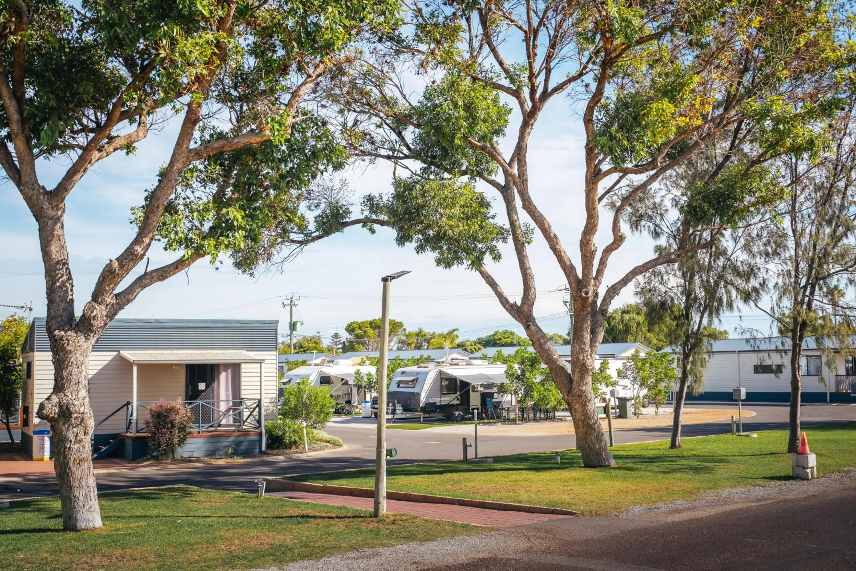 Property building in Jurien Bay Tourist Park