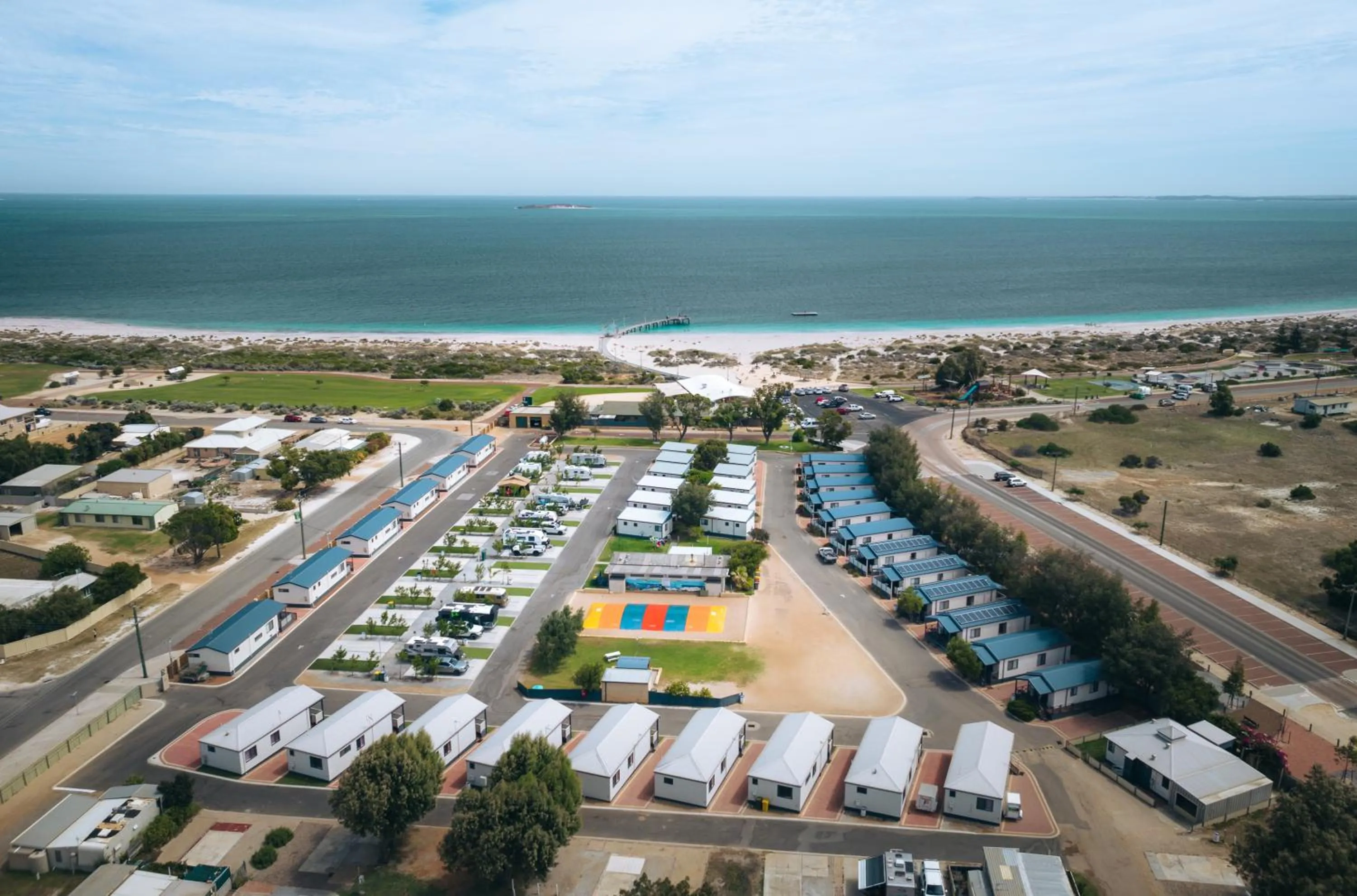 Bird's eye view in Jurien Bay Tourist Park