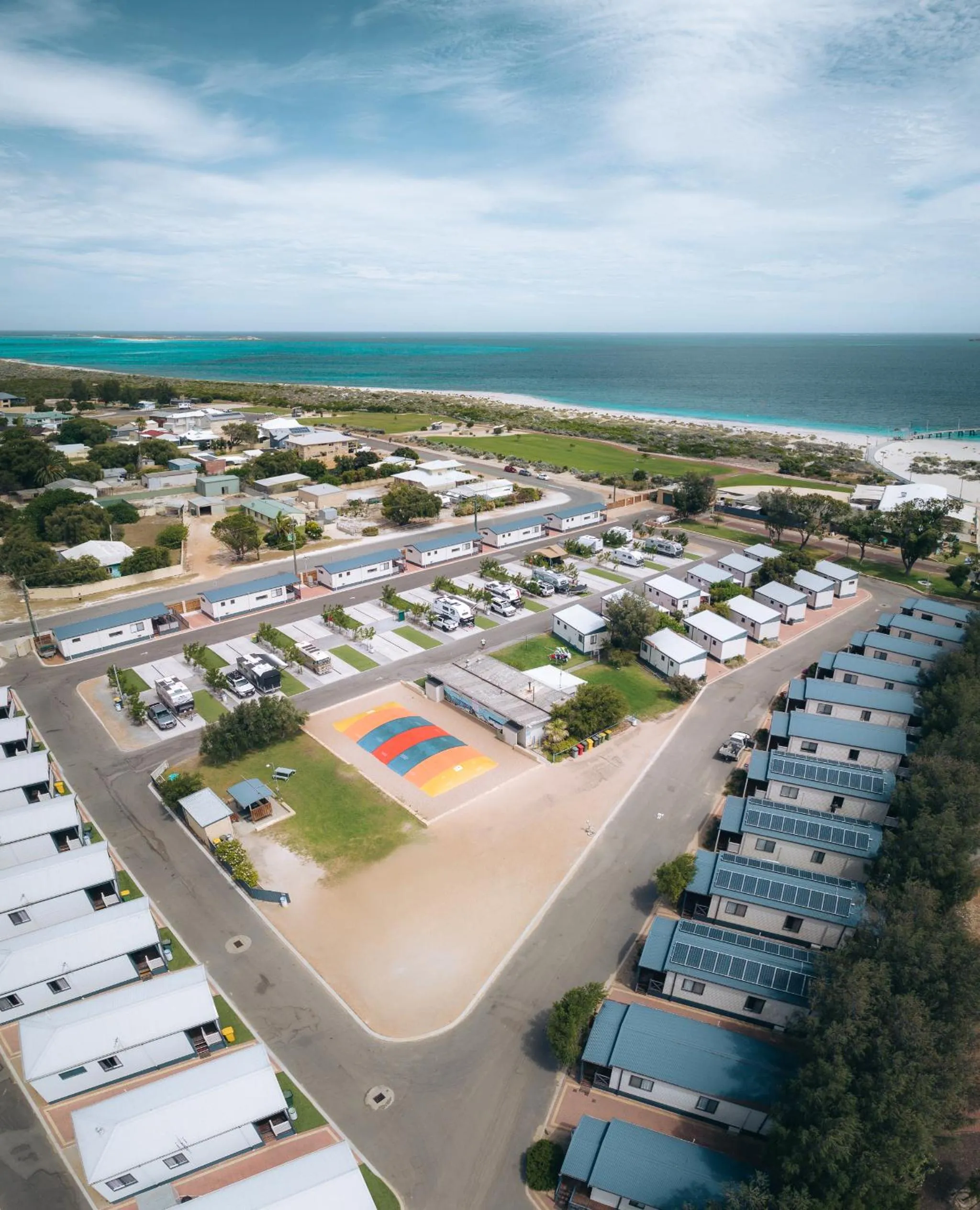 Bird's eye view in Jurien Bay Tourist Park