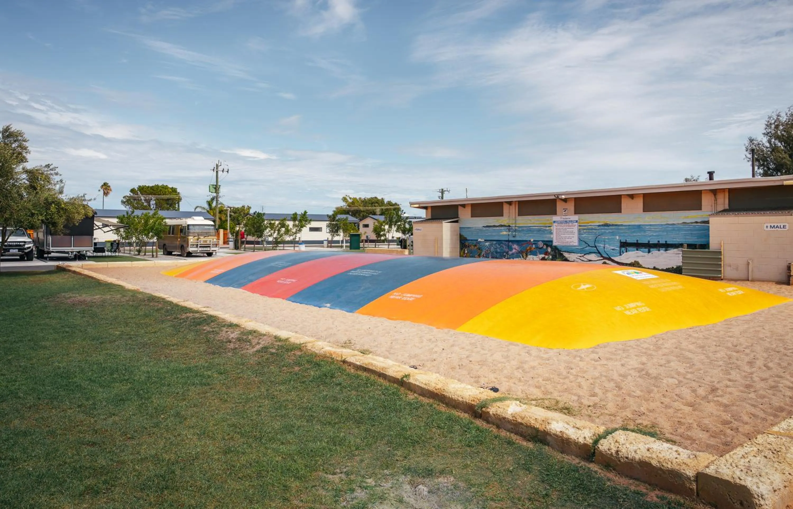 Children play ground in Jurien Bay Tourist Park