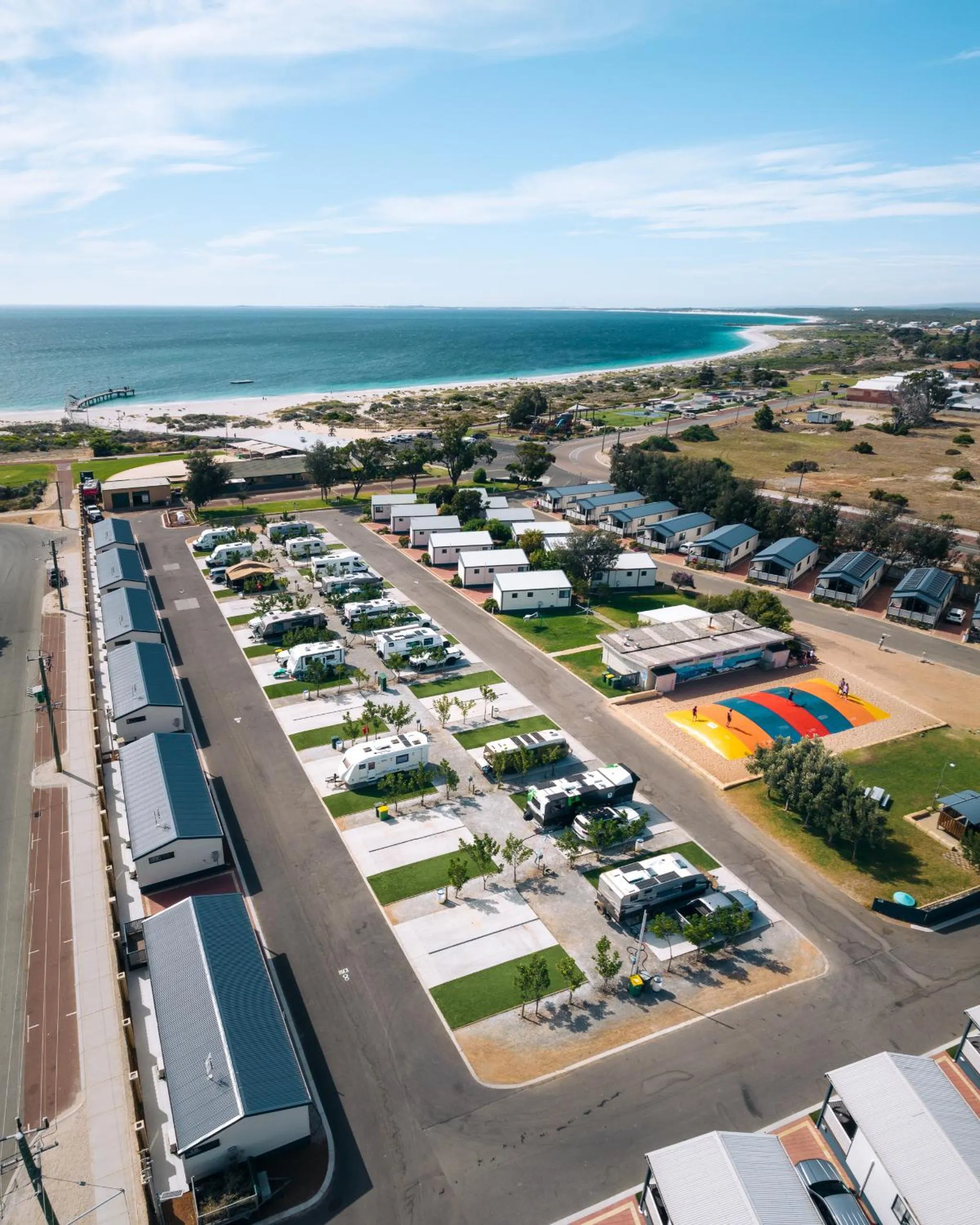 Bird's eye view in Jurien Bay Tourist Park