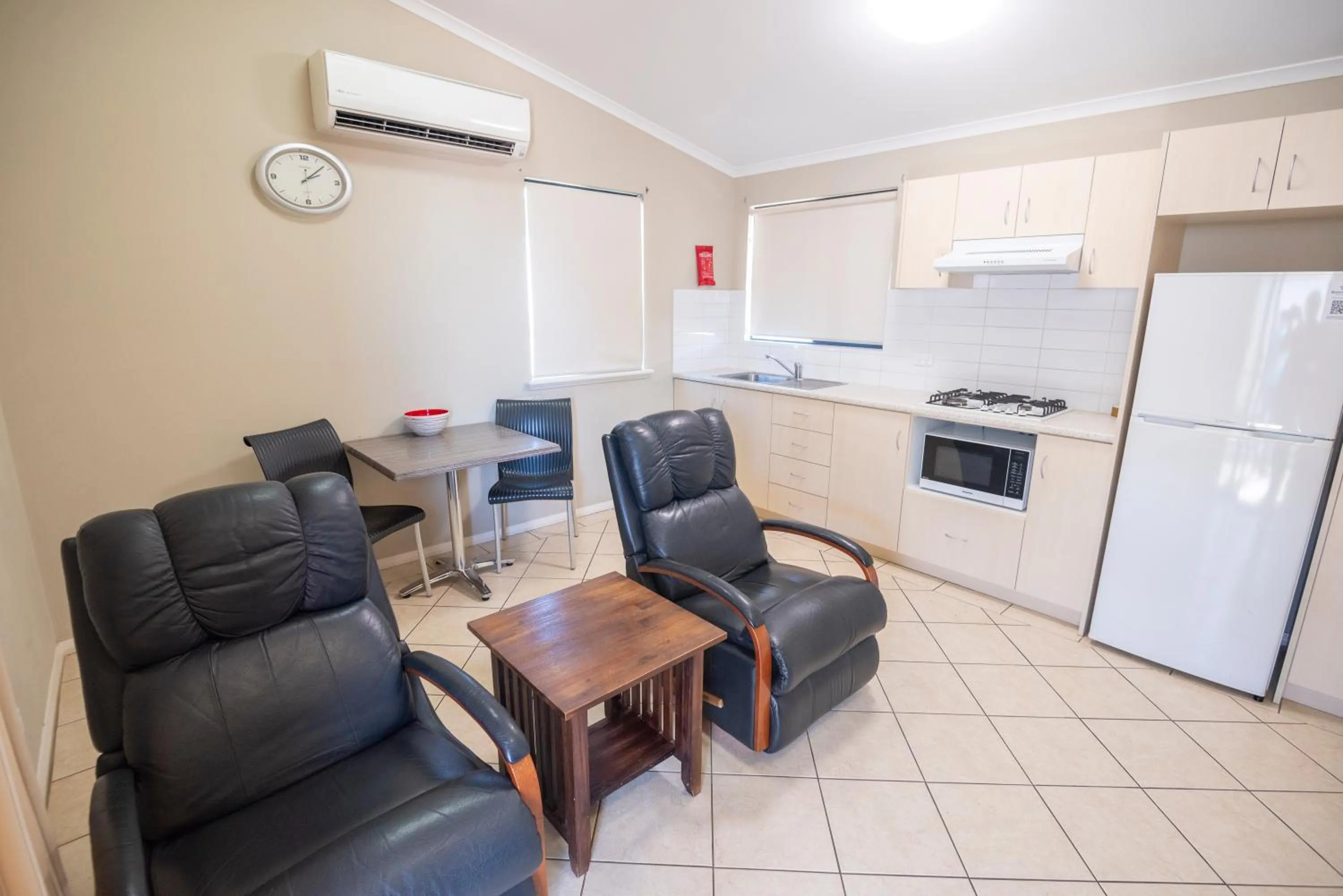 Living room in Jurien Bay Tourist Park