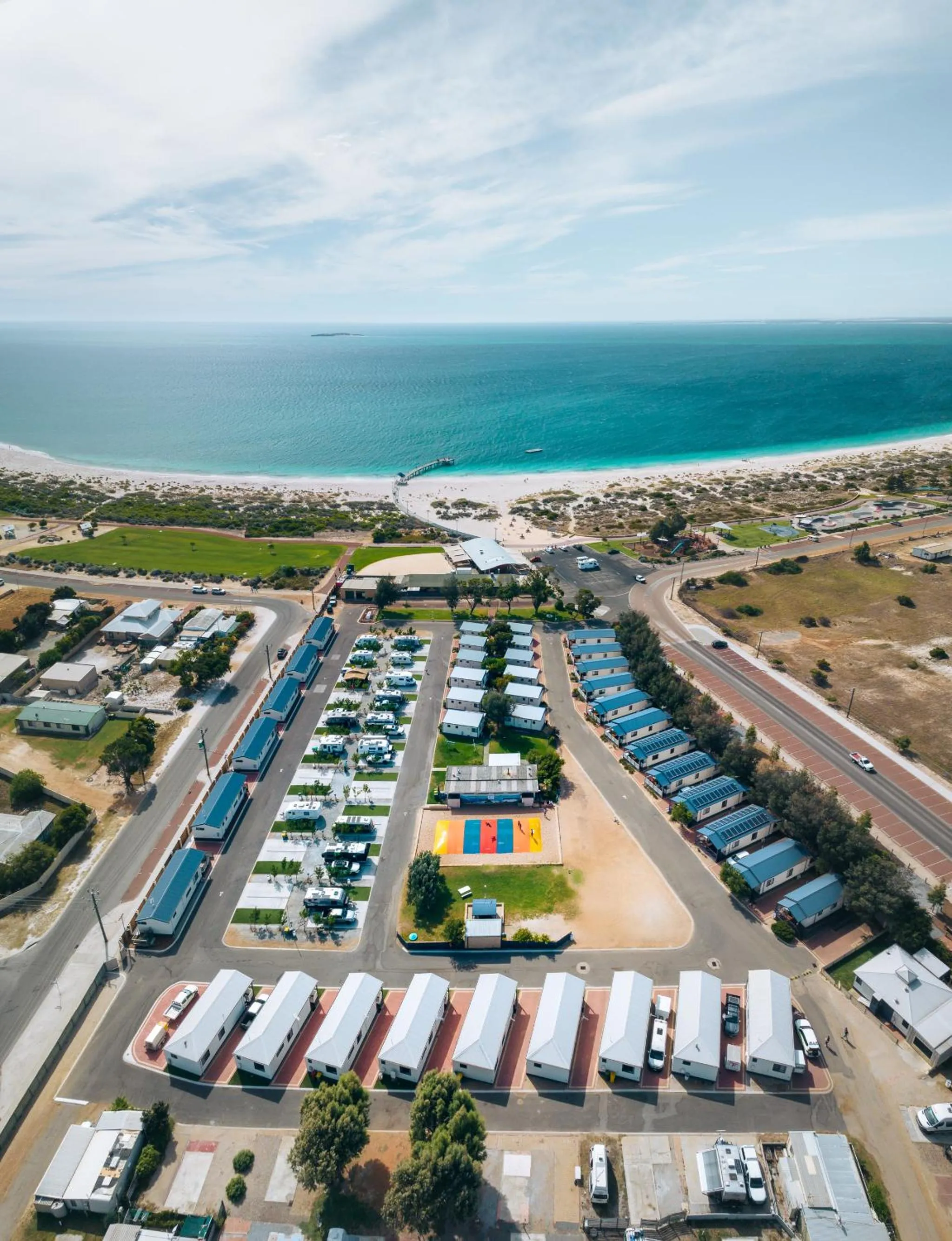 Bird's eye view in Jurien Bay Tourist Park