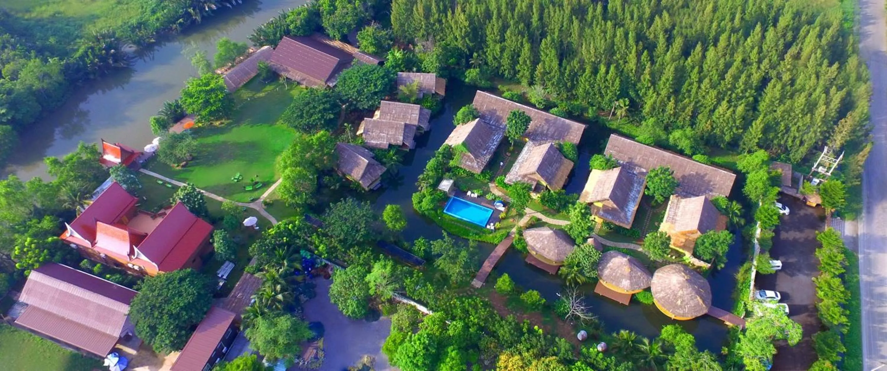 Bird's eye view in Asita Eco Resort