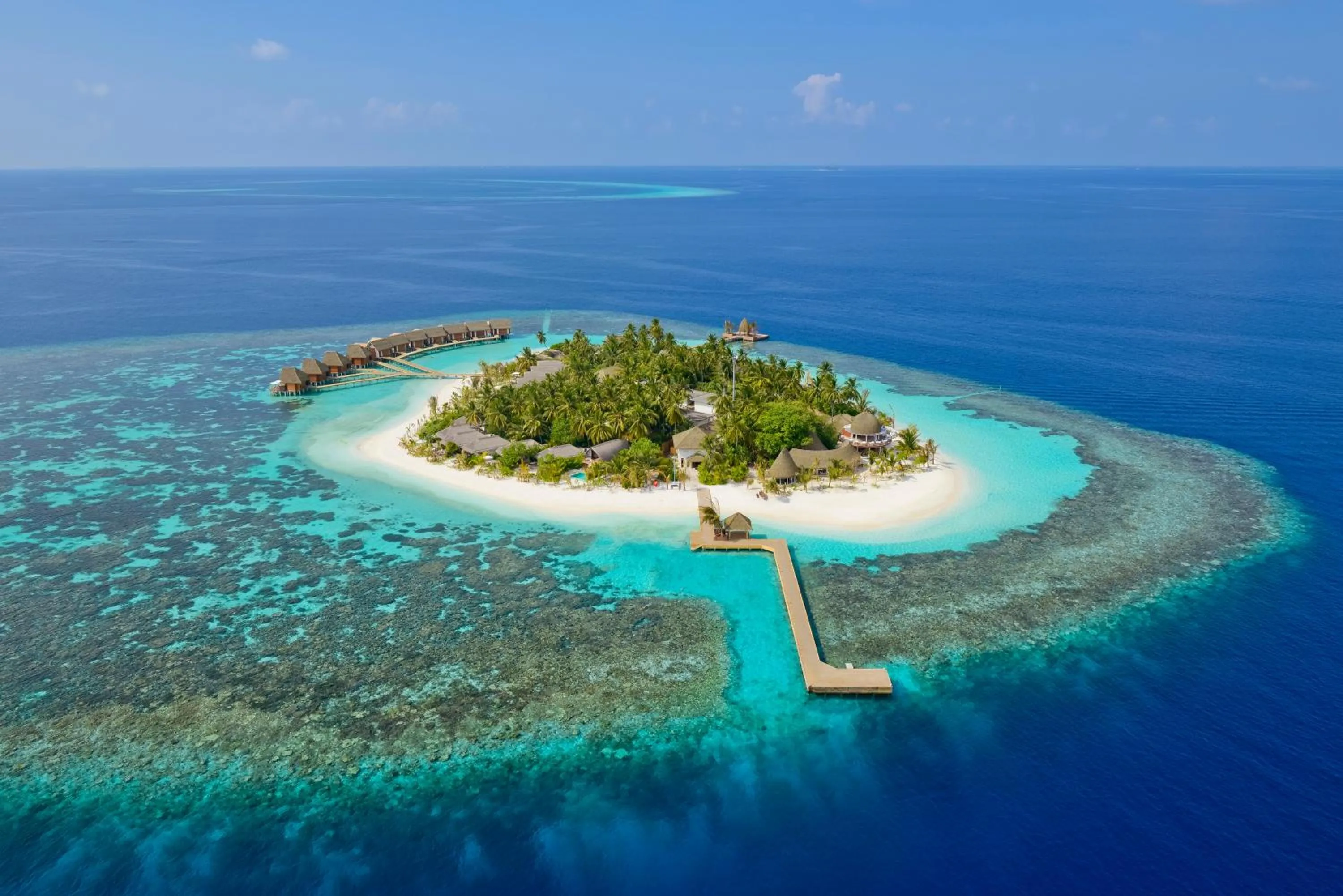 Bird's eye view in Kandolhu Maldives