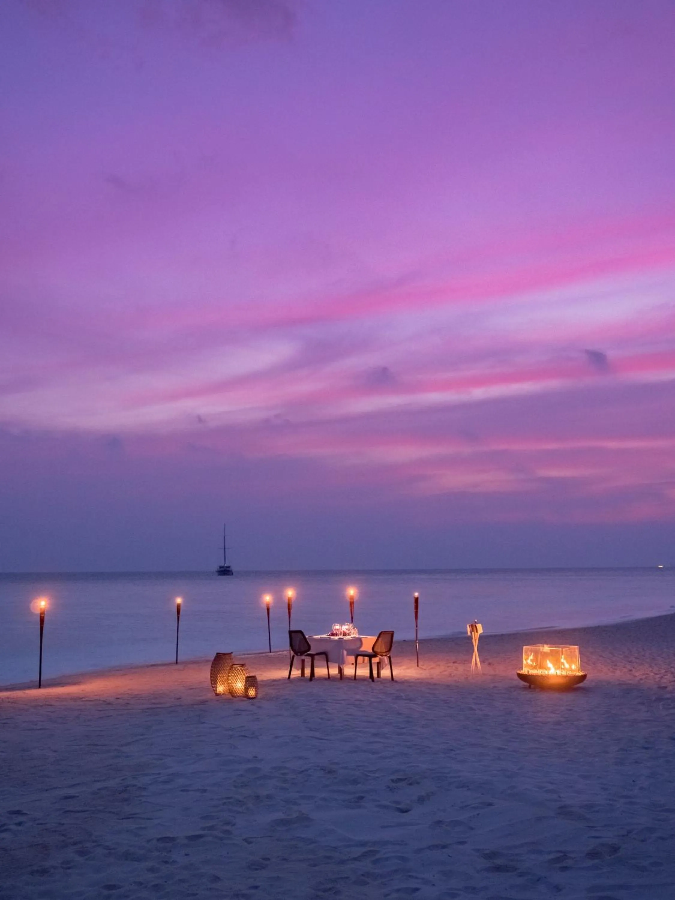Dinner in Kandolhu Maldives