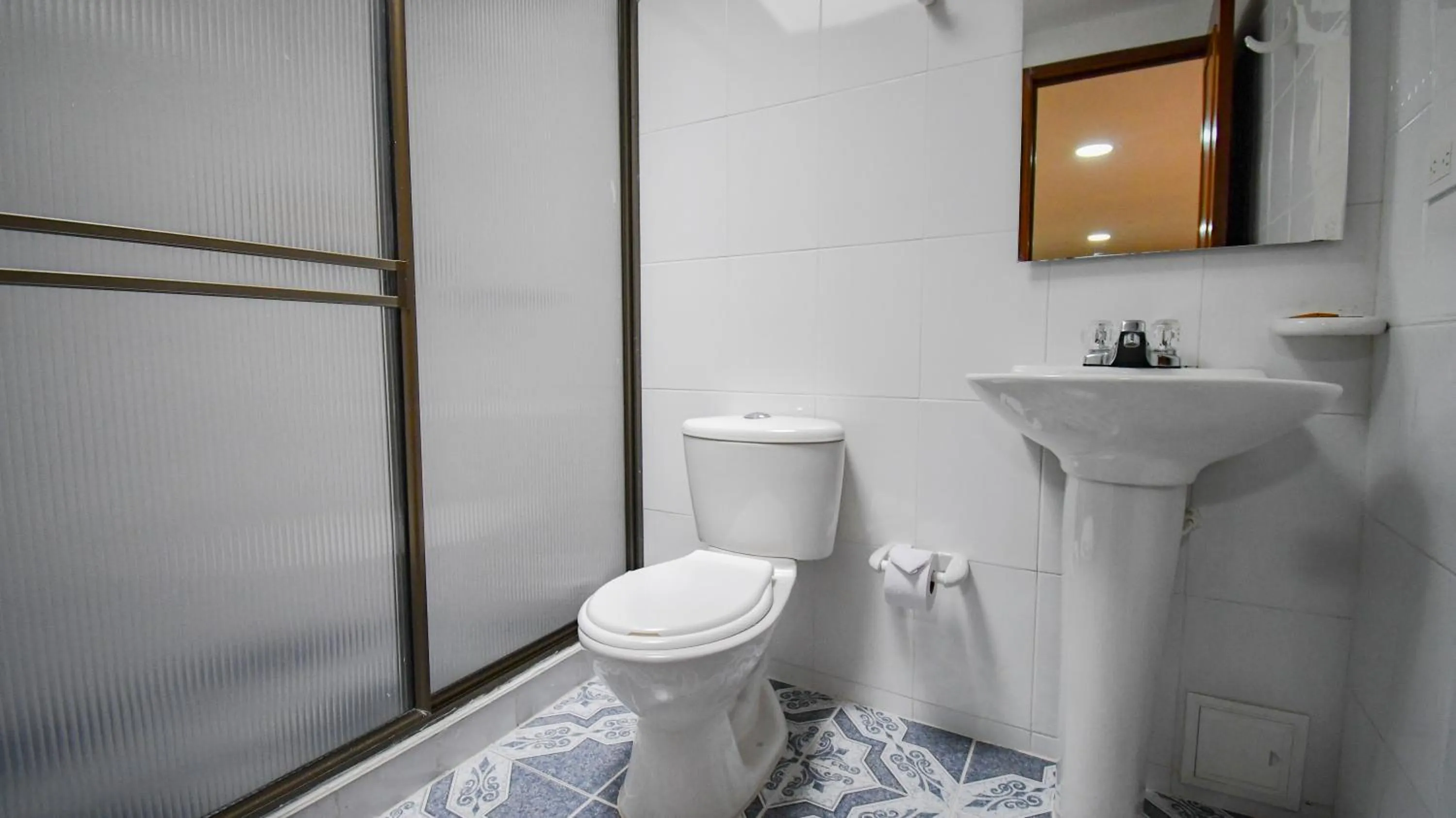 Toilet in Hotel Toledo Plaza