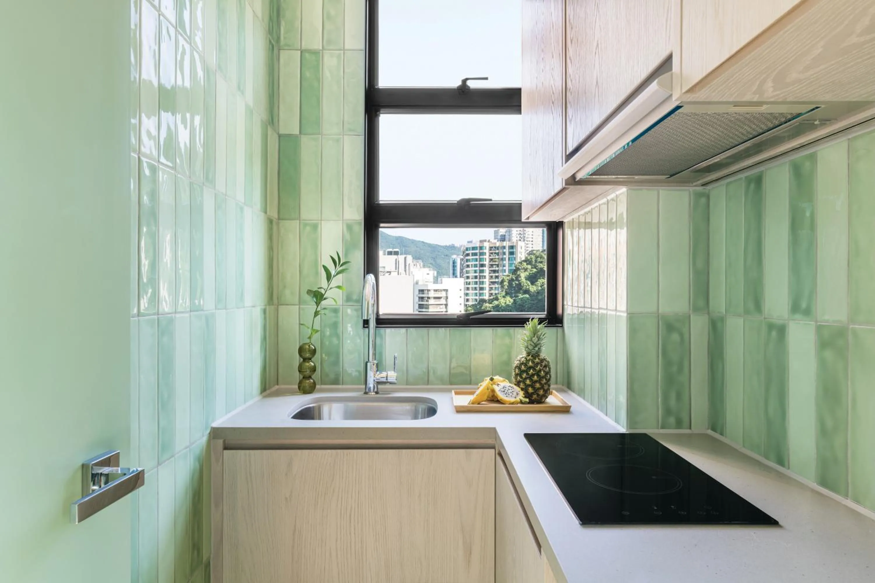 Kitchen or kitchenette in YING'nFLO, Hong Kong, Wan Chai