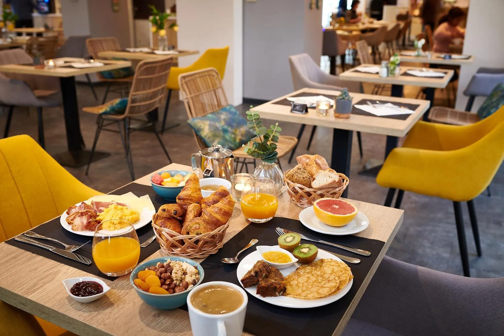 Breakfast in Les Terrasses d'Atlanthal