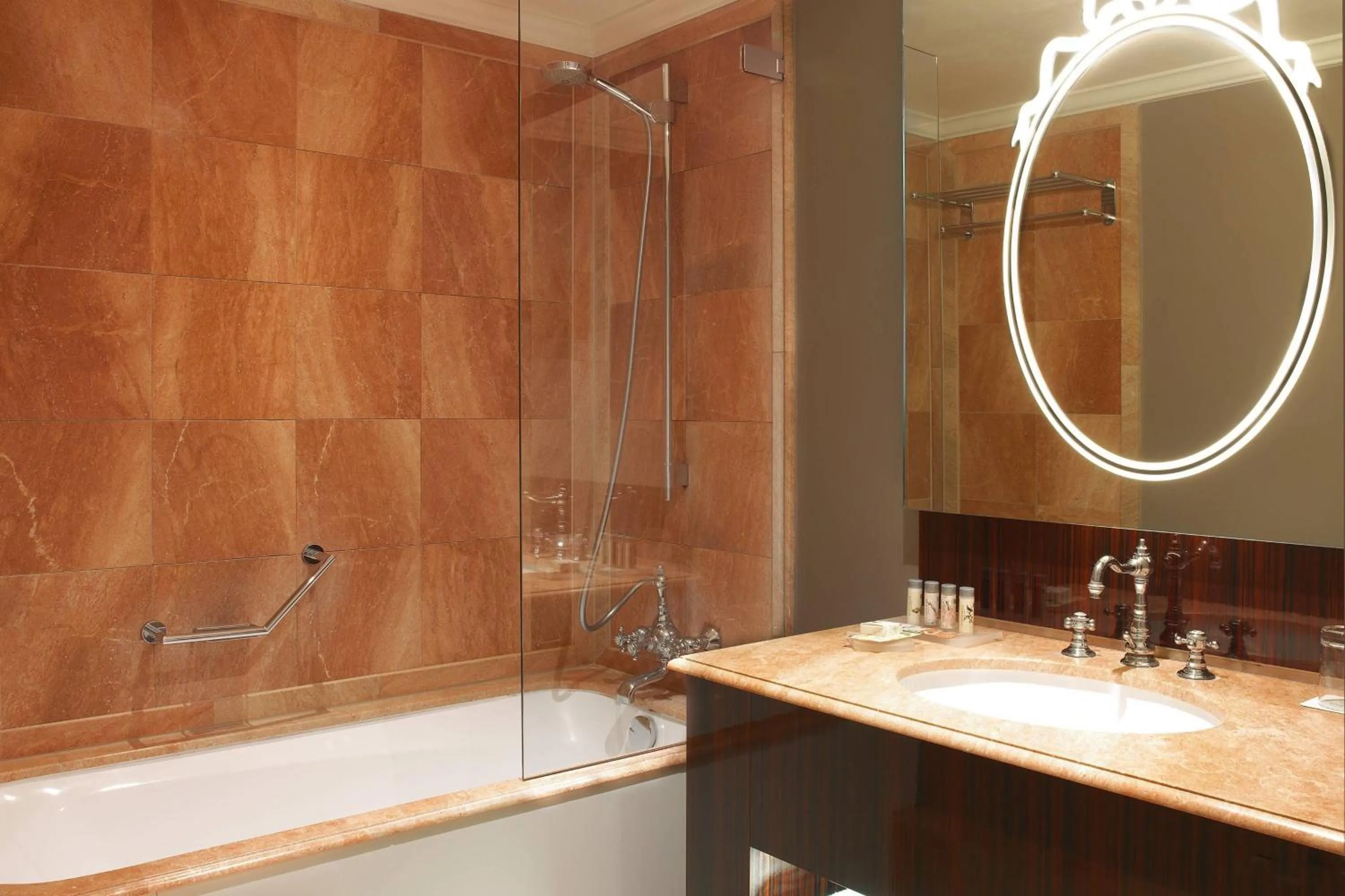 Bathroom in Renaissance Paris Nobel Tour Eiffel Hotel