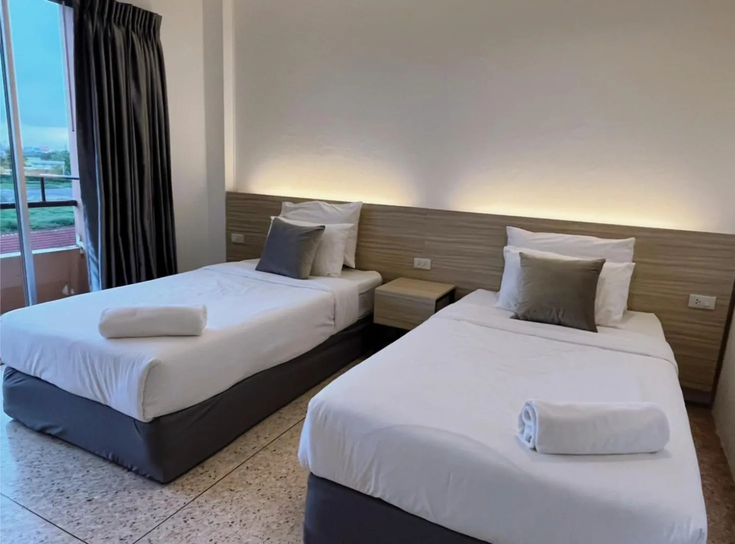 Bed in A.K. Terrace Hotel