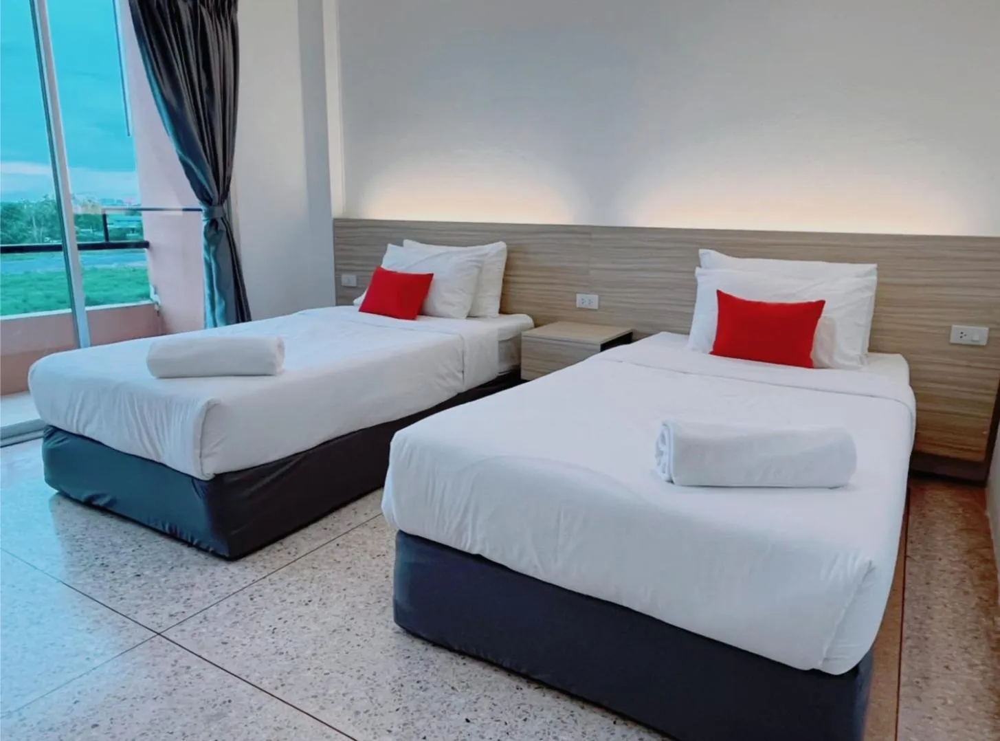 Bed in A.K. Terrace Hotel