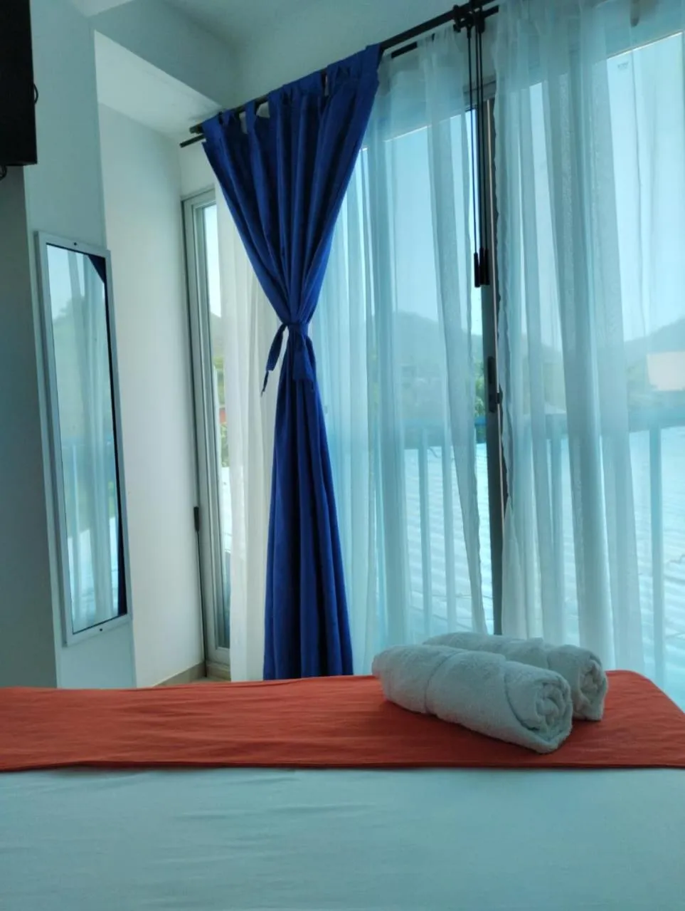 towels, Bed in La Rivera Playa Palomino