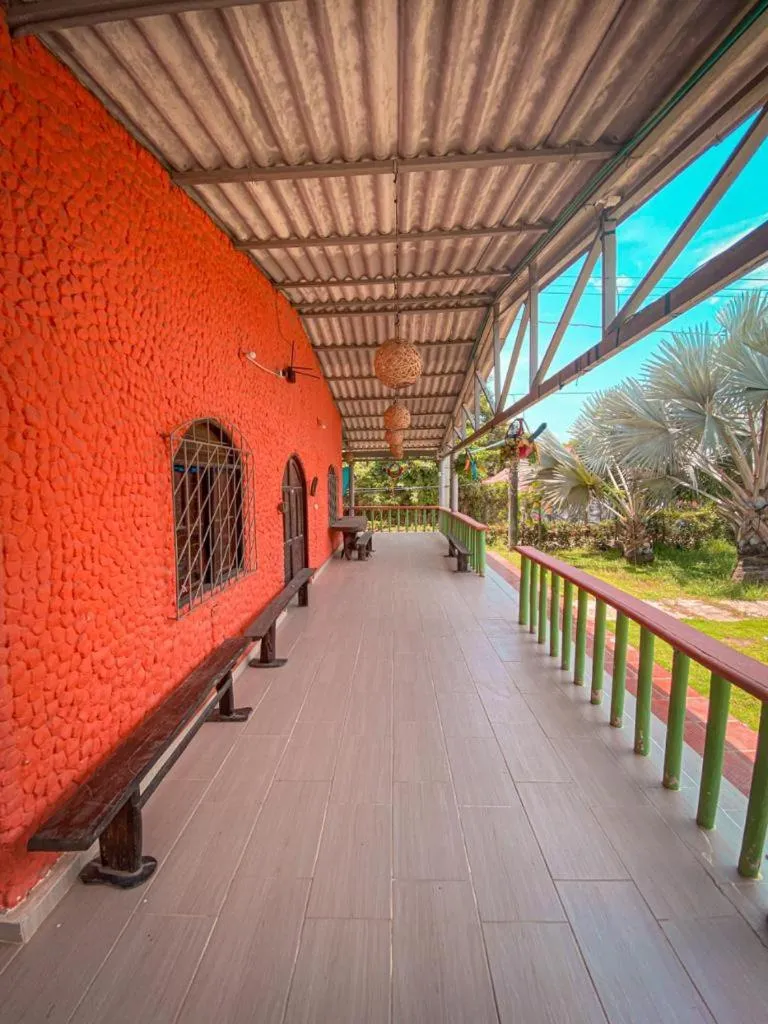 Balcony/Terrace in La Rivera Playa Palomino