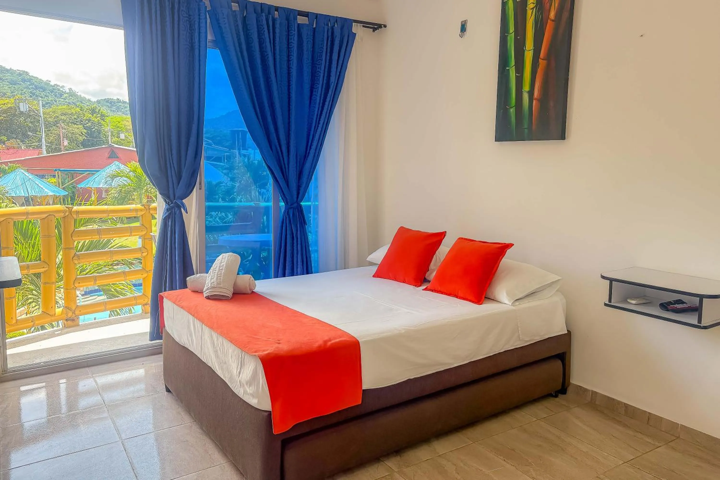 Bed in La Rivera Playa Palomino