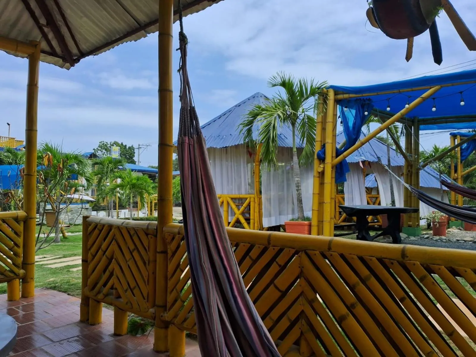 Garden view in La Rivera Playa Palomino