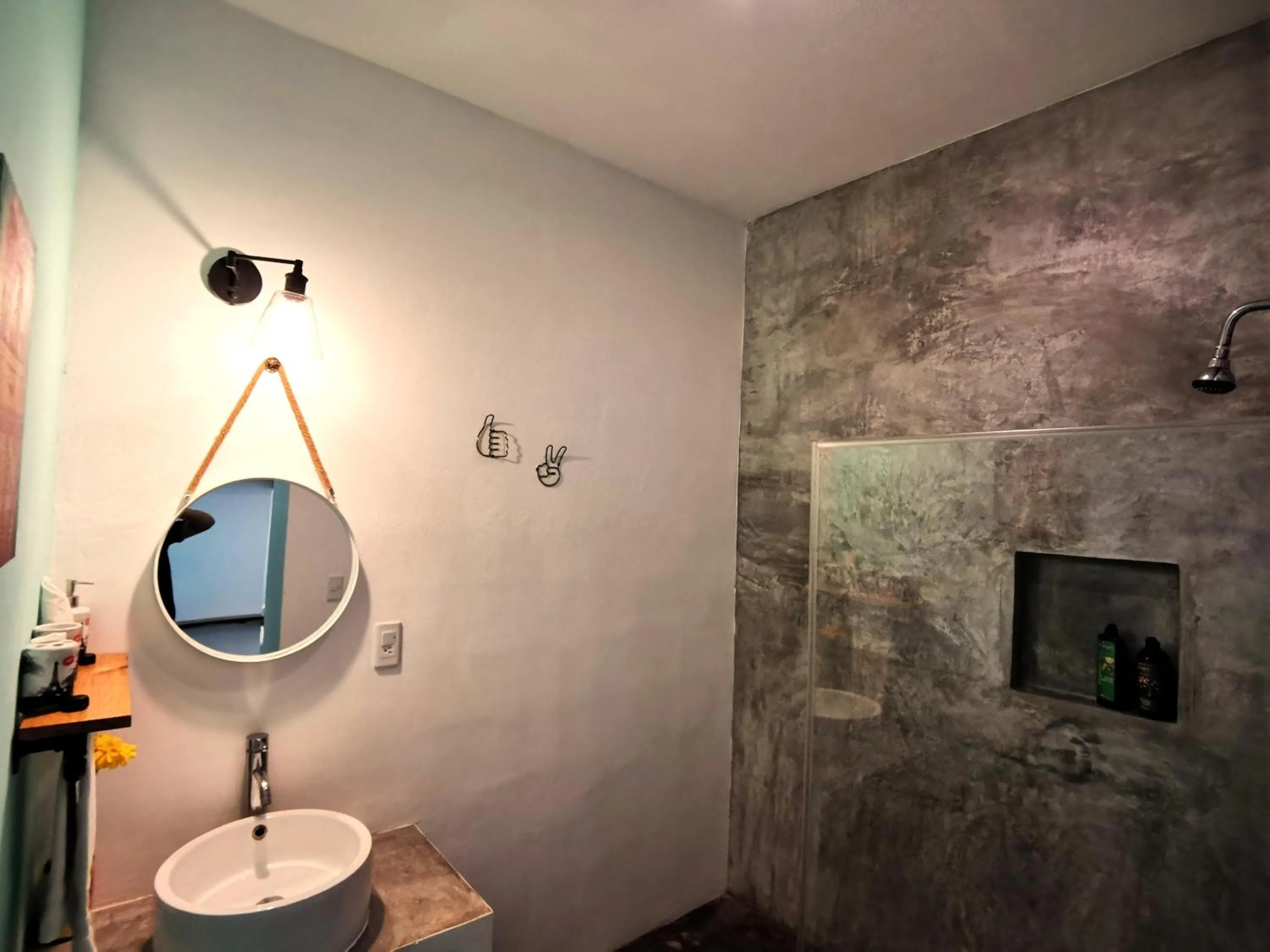 Bathroom in Les Suites Calle 2 by Galian