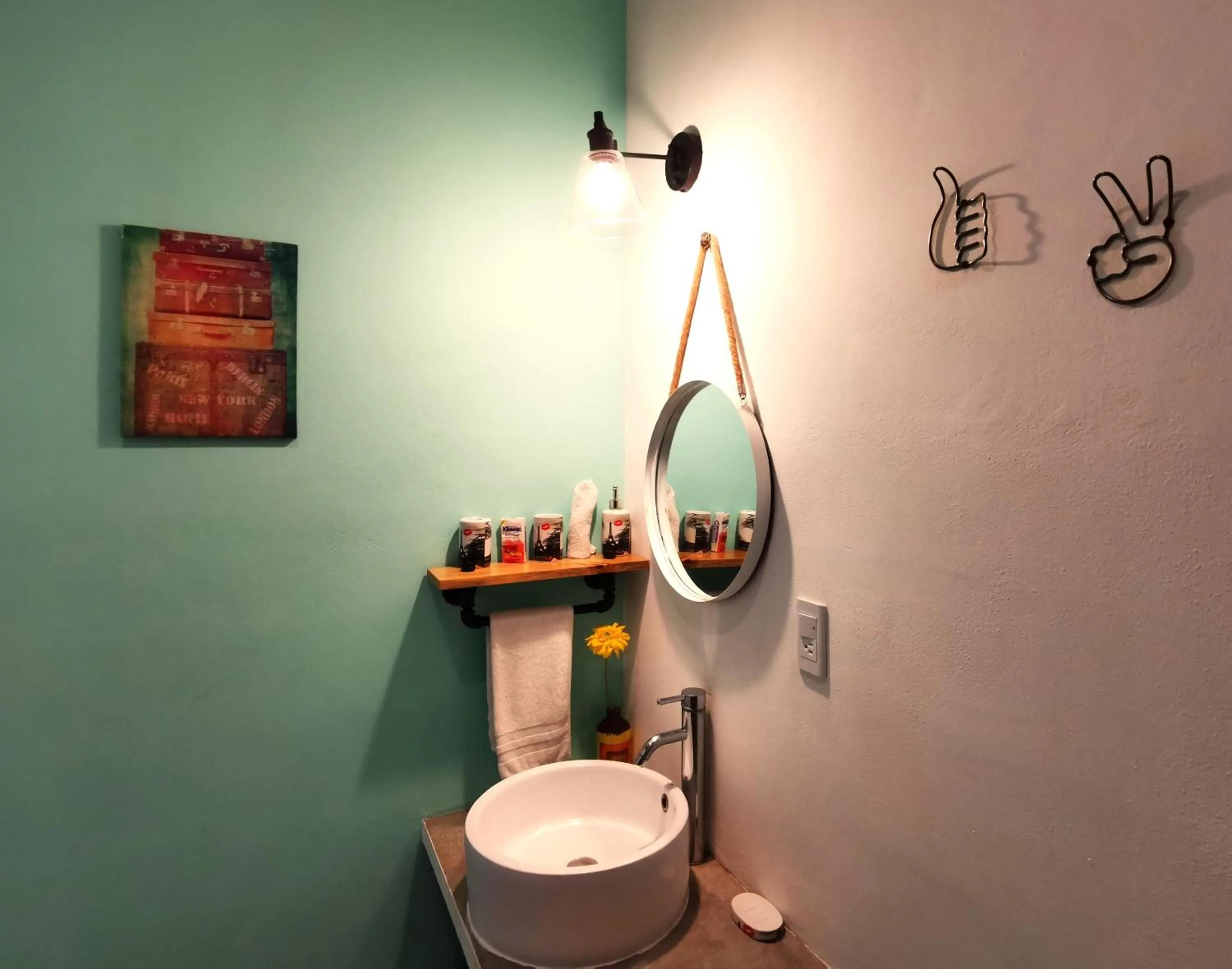 Bathroom in Les Suites Calle 2 by Galian