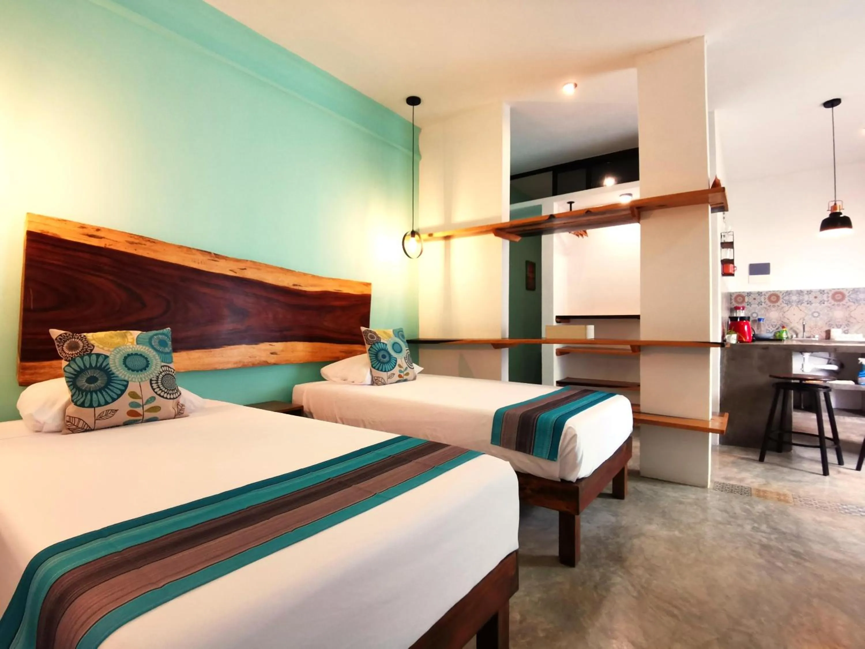 Bedroom, Bed in Les Suites Calle 2 by Galian