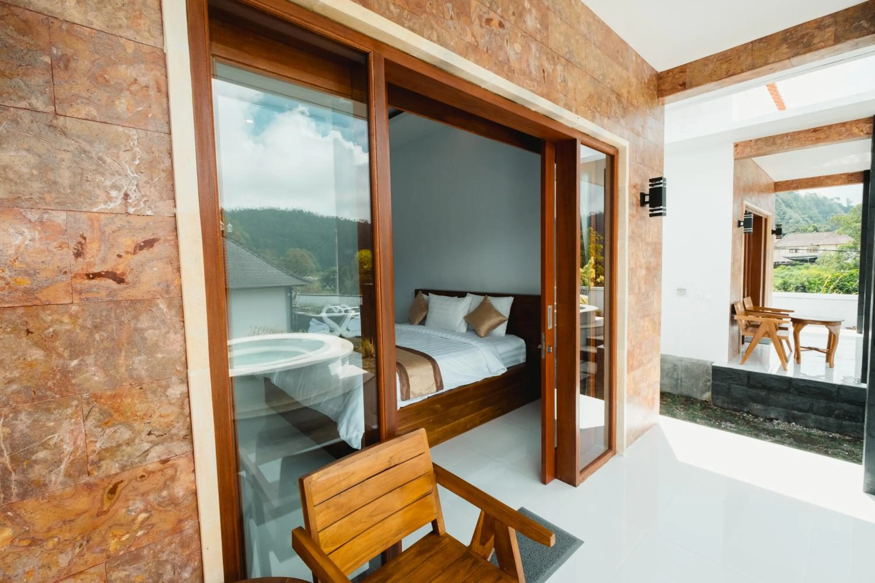 Patio in Mount Batur Villa