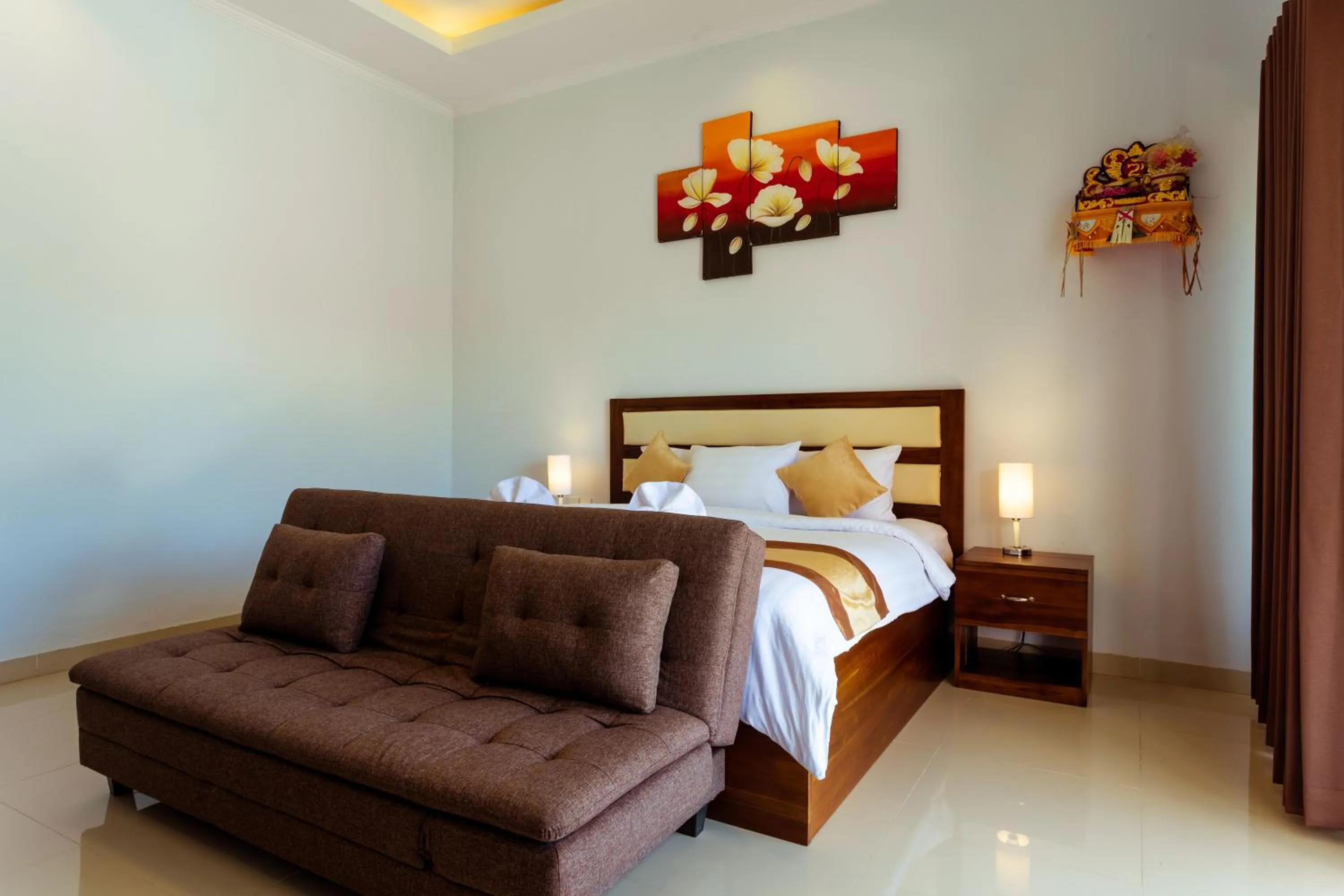 Bedroom, Bed in Mount Batur Villa