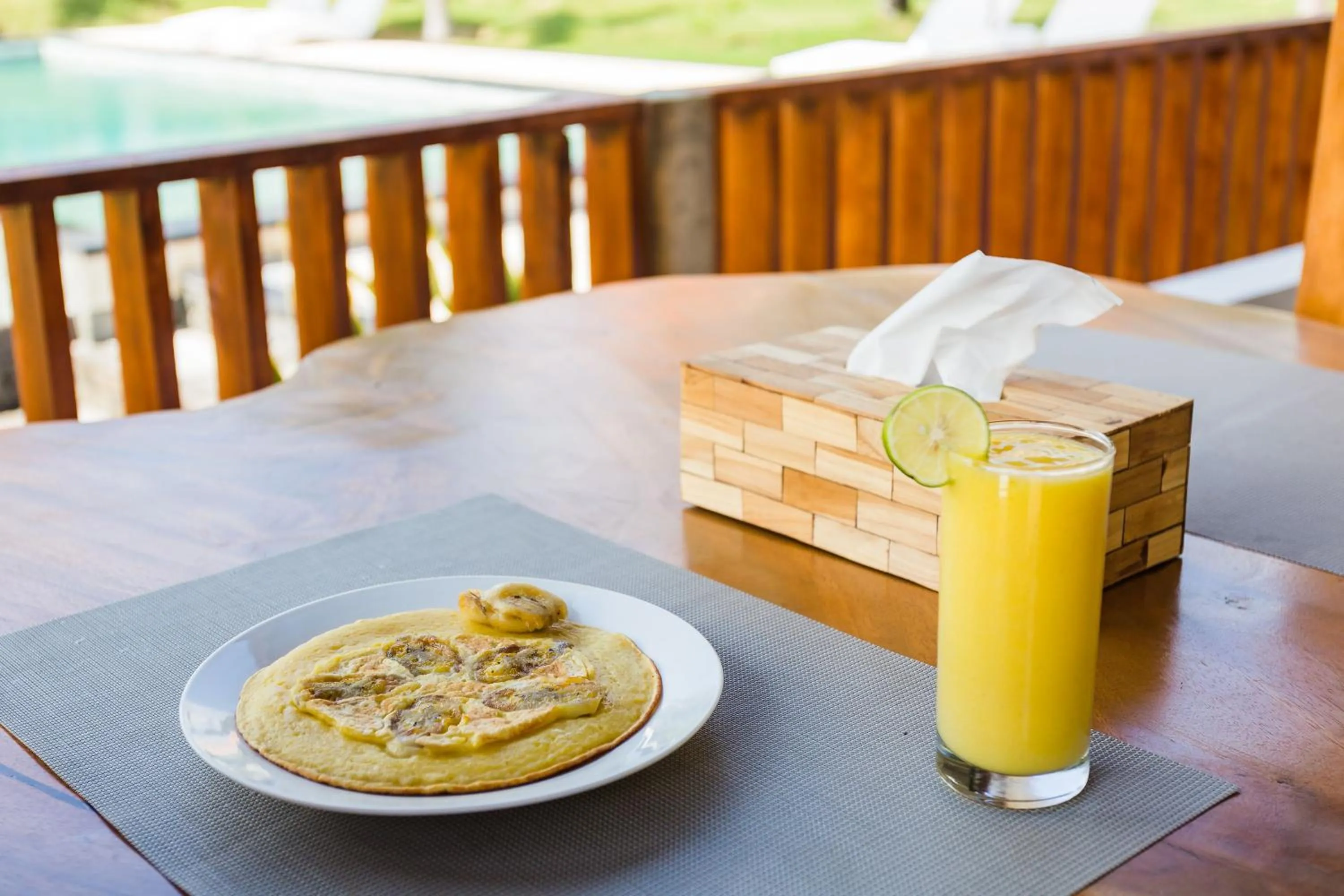 Food and drinks in Mount Batur Villa