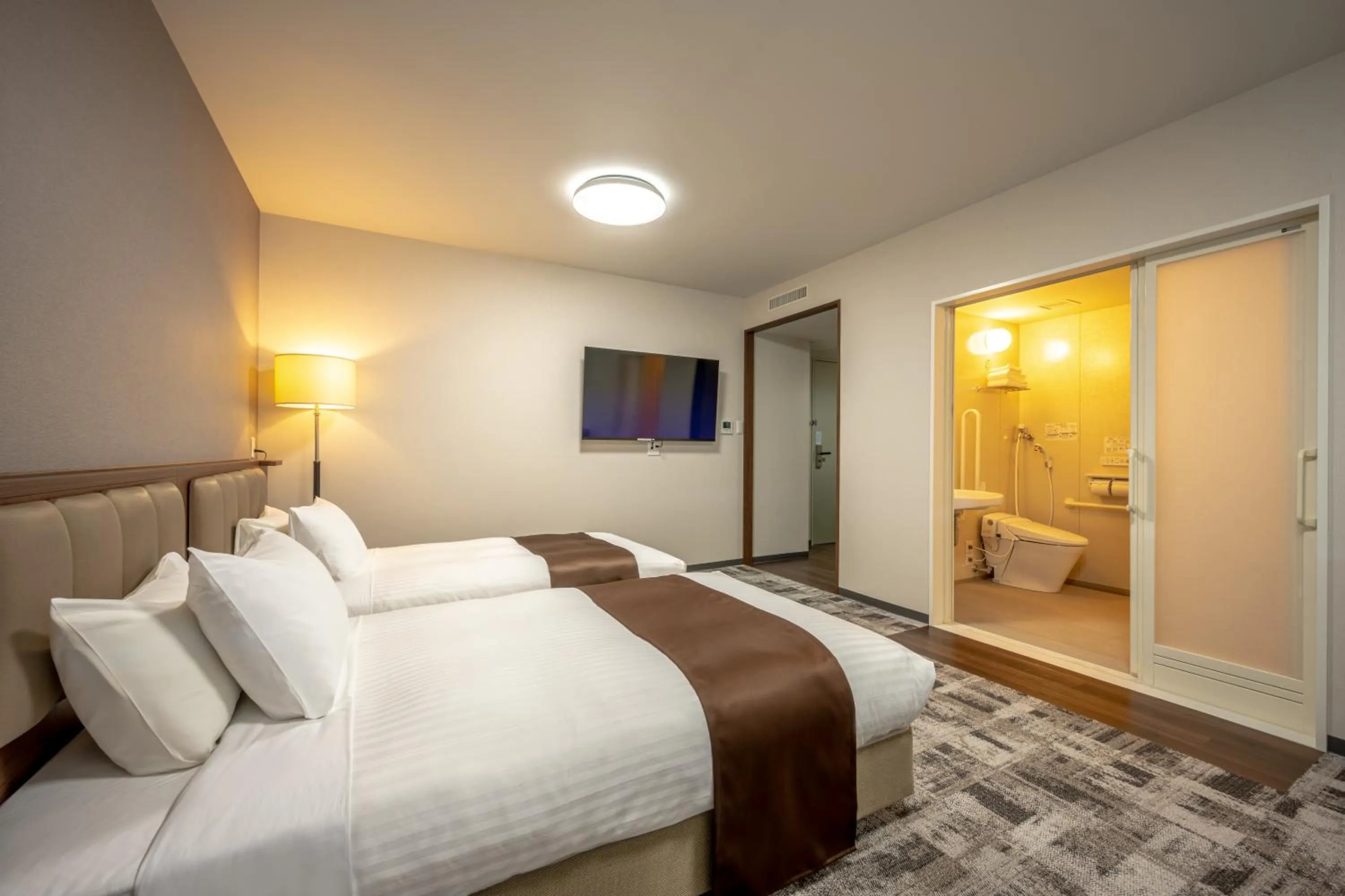 Photo of the whole room, Bed in Hotel Maruya Grande