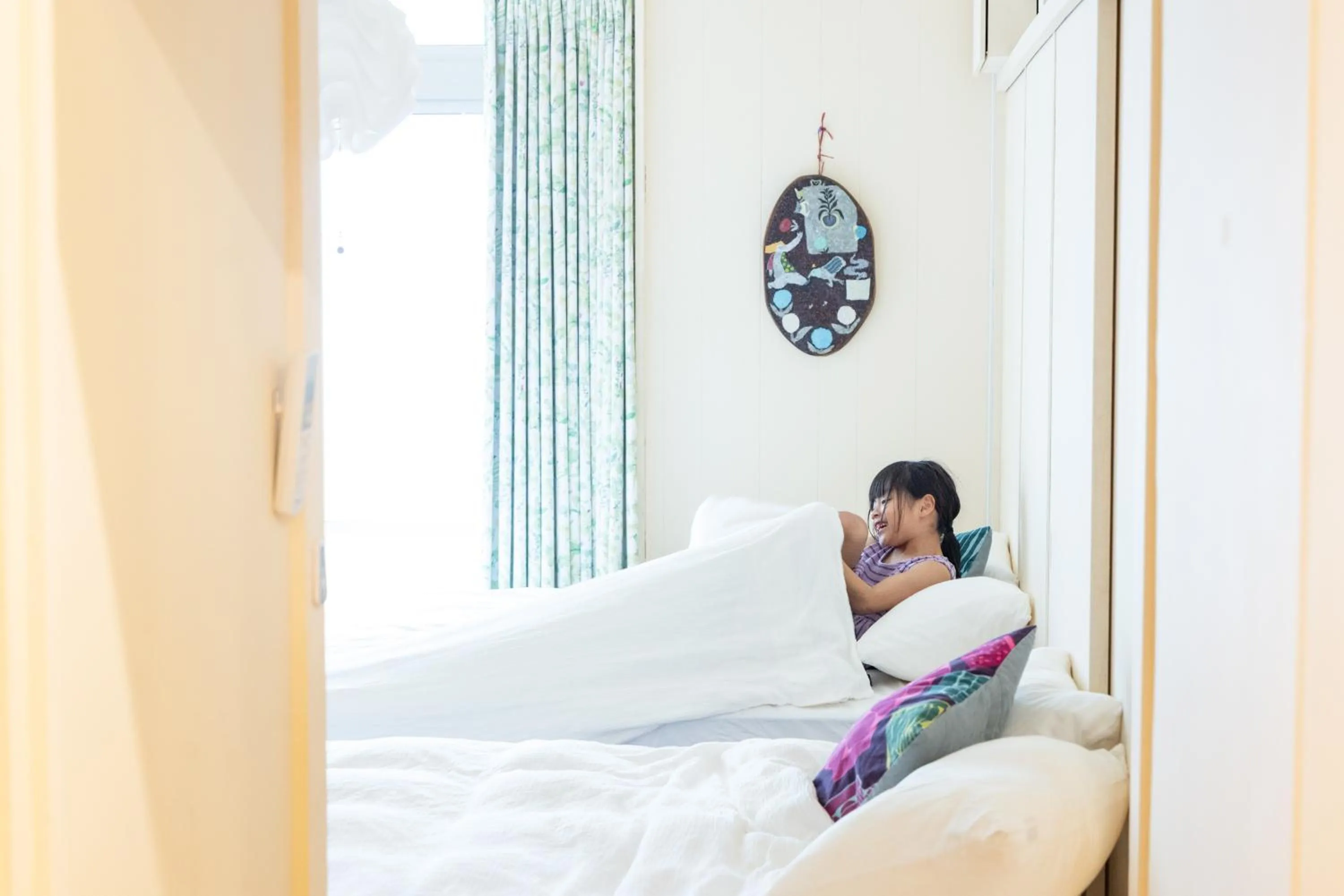 Bed in Pineapple Hotel