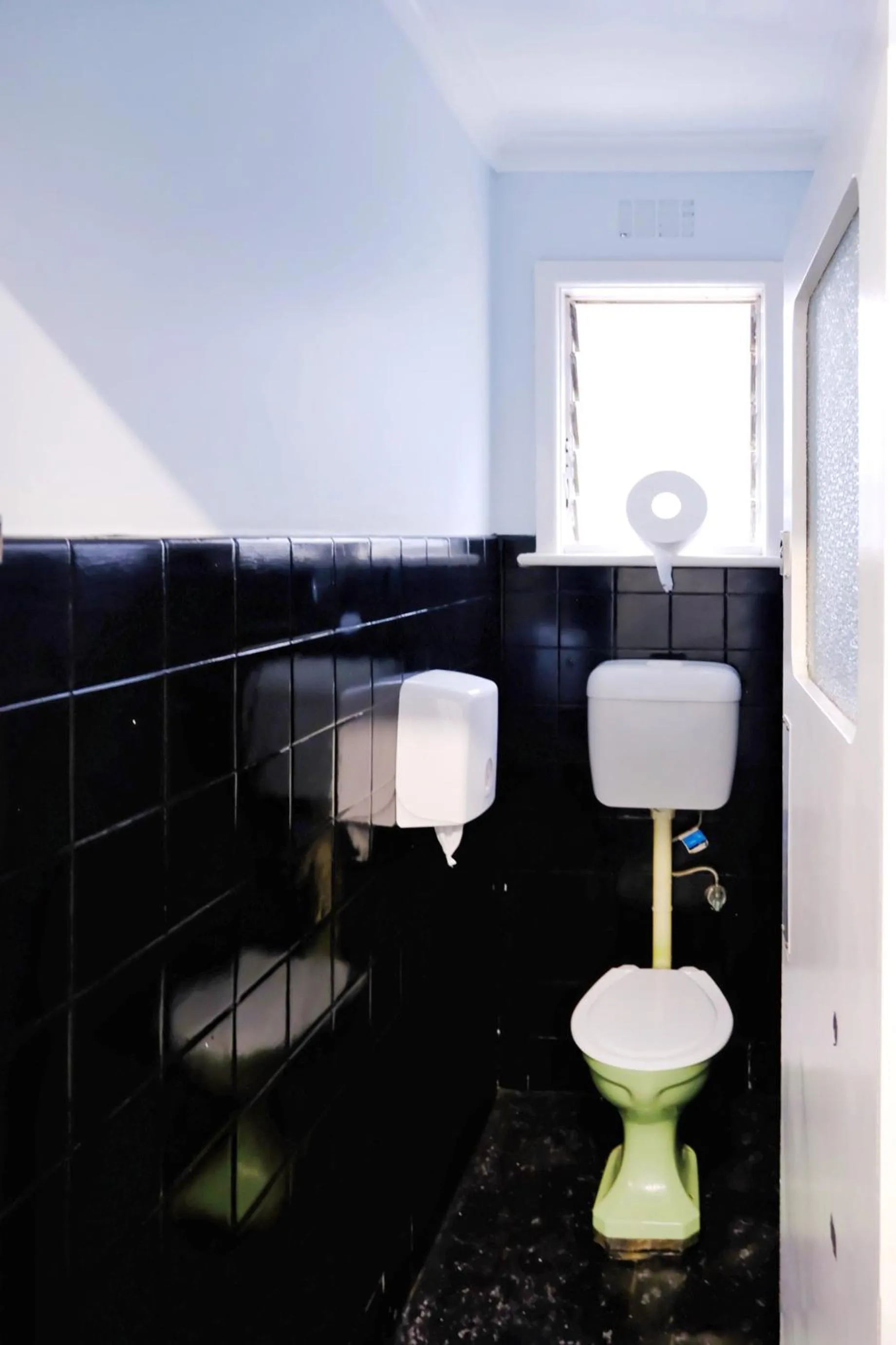 Toilet in Pint On Punt Backpackers