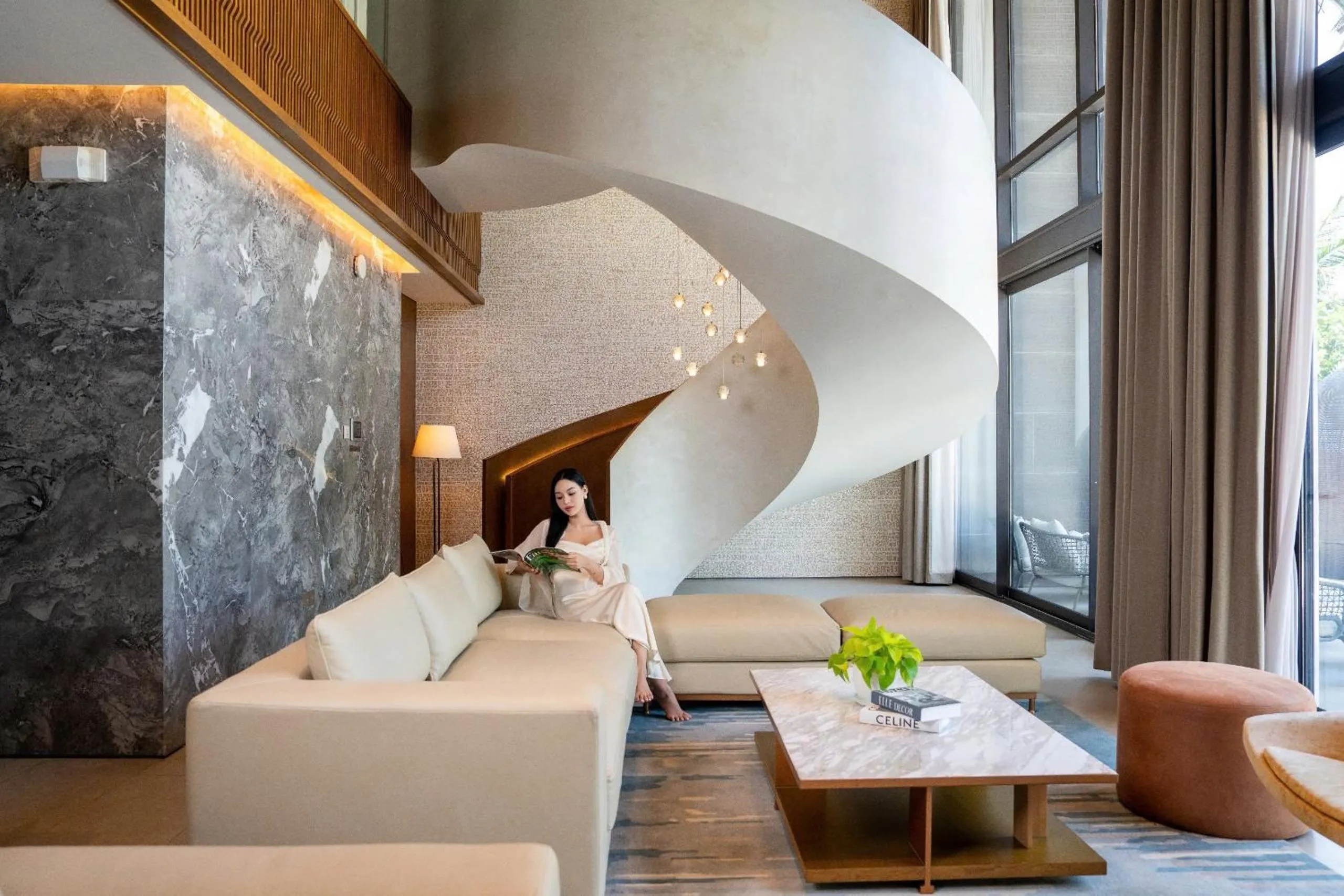 Living room in The Five Villas & Resort Quangnam - Danang