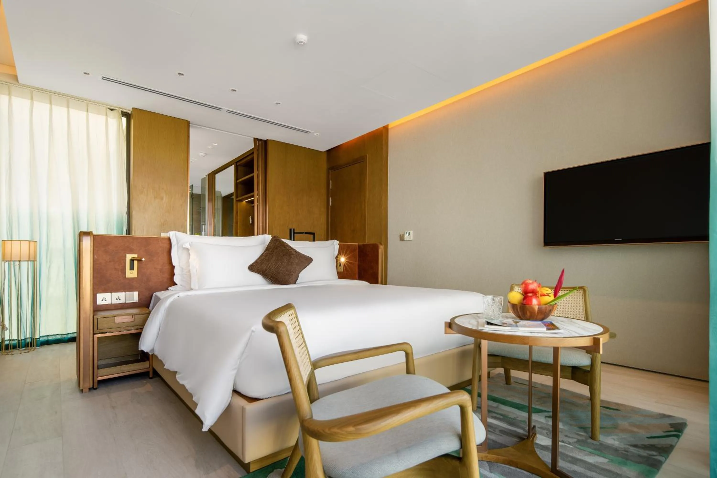 Bed in The Five Villas & Resort Quangnam - Danang