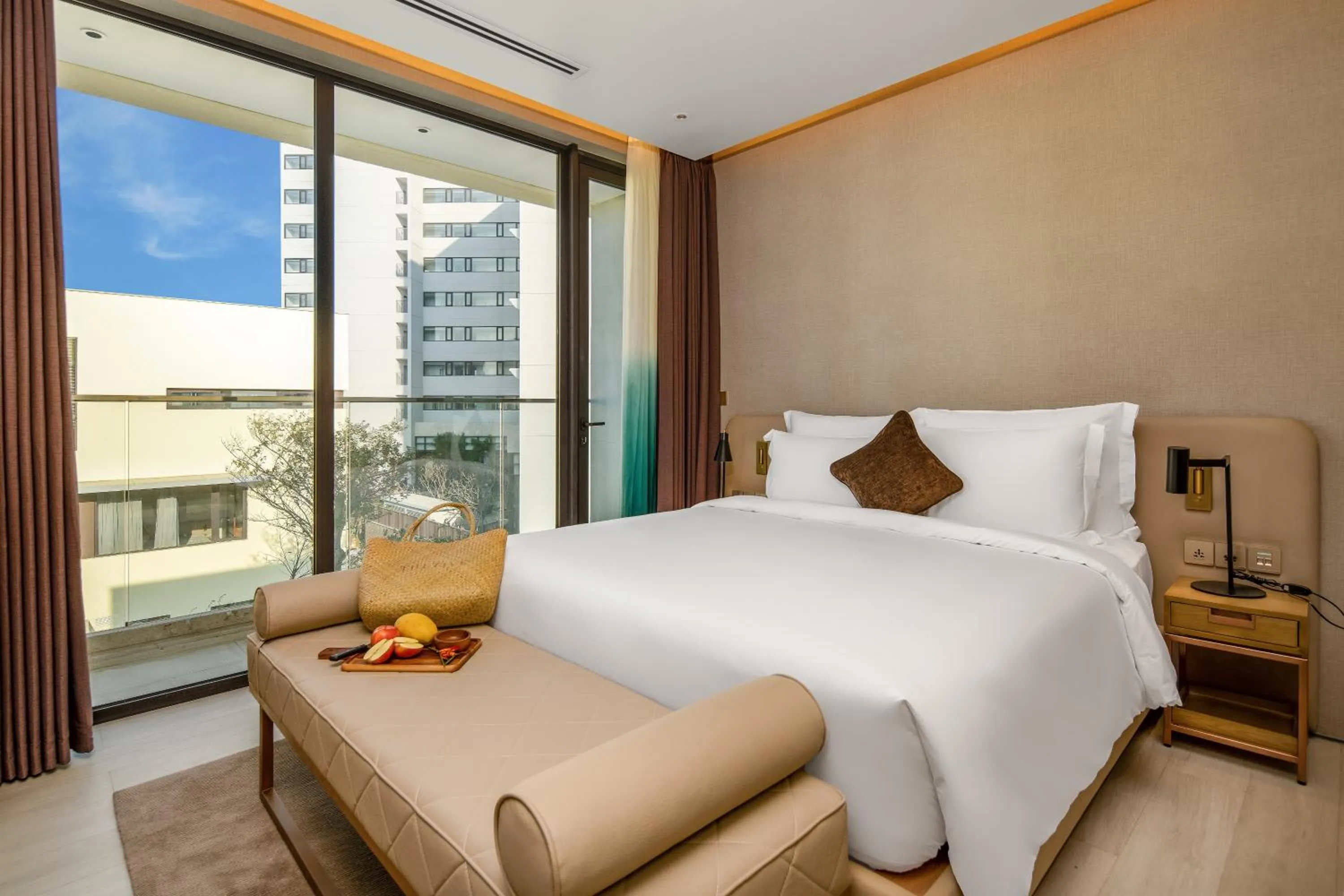 Bed in The Five Villas & Resort Quangnam - Danang