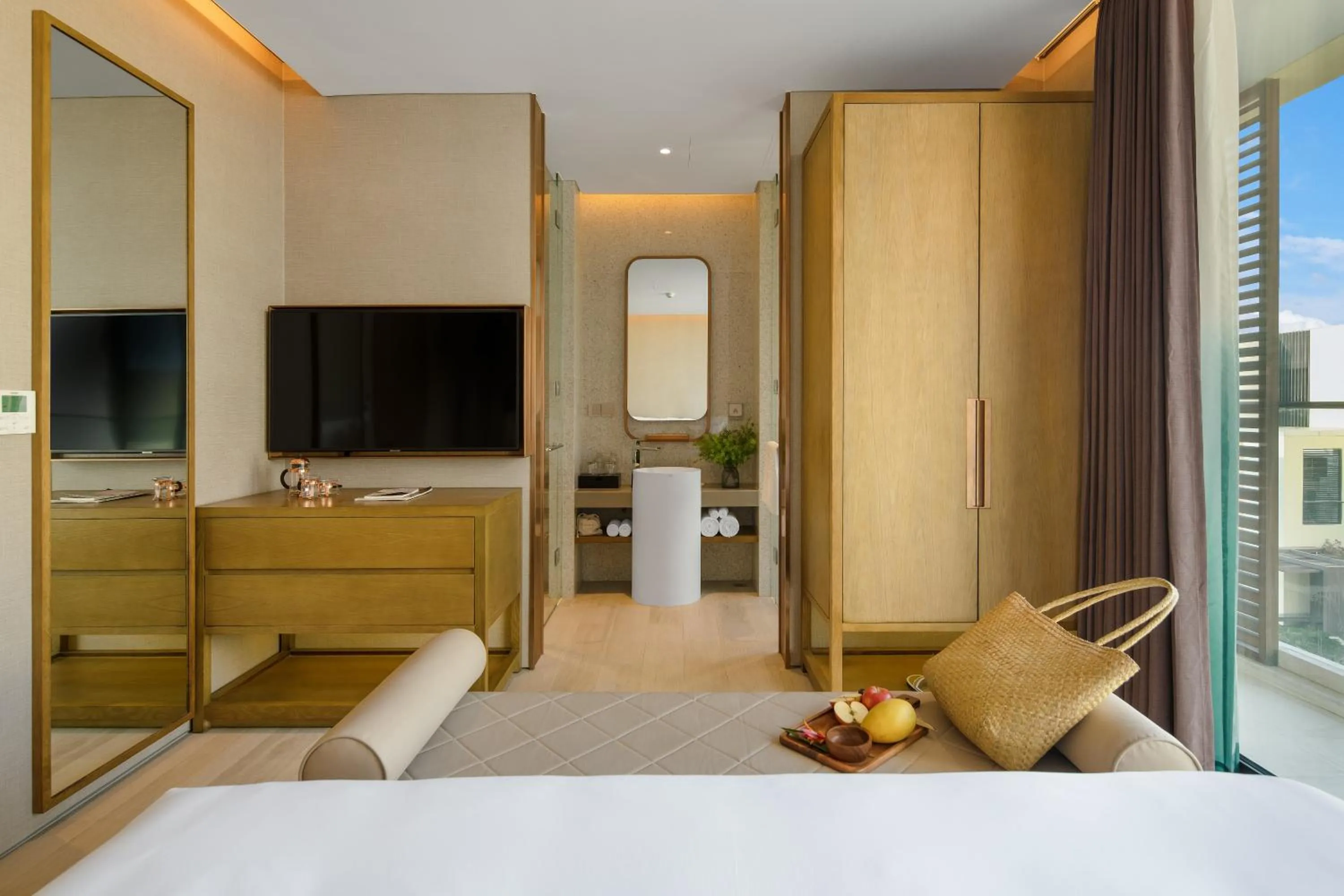 Bed in The Five Villas & Resort Quangnam - Danang