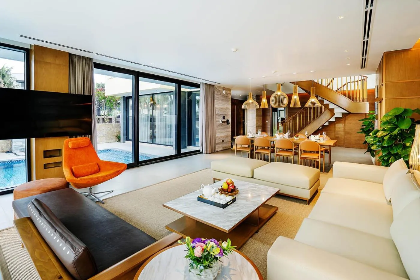 Living room in The Five Villas & Resort Quangnam - Danang