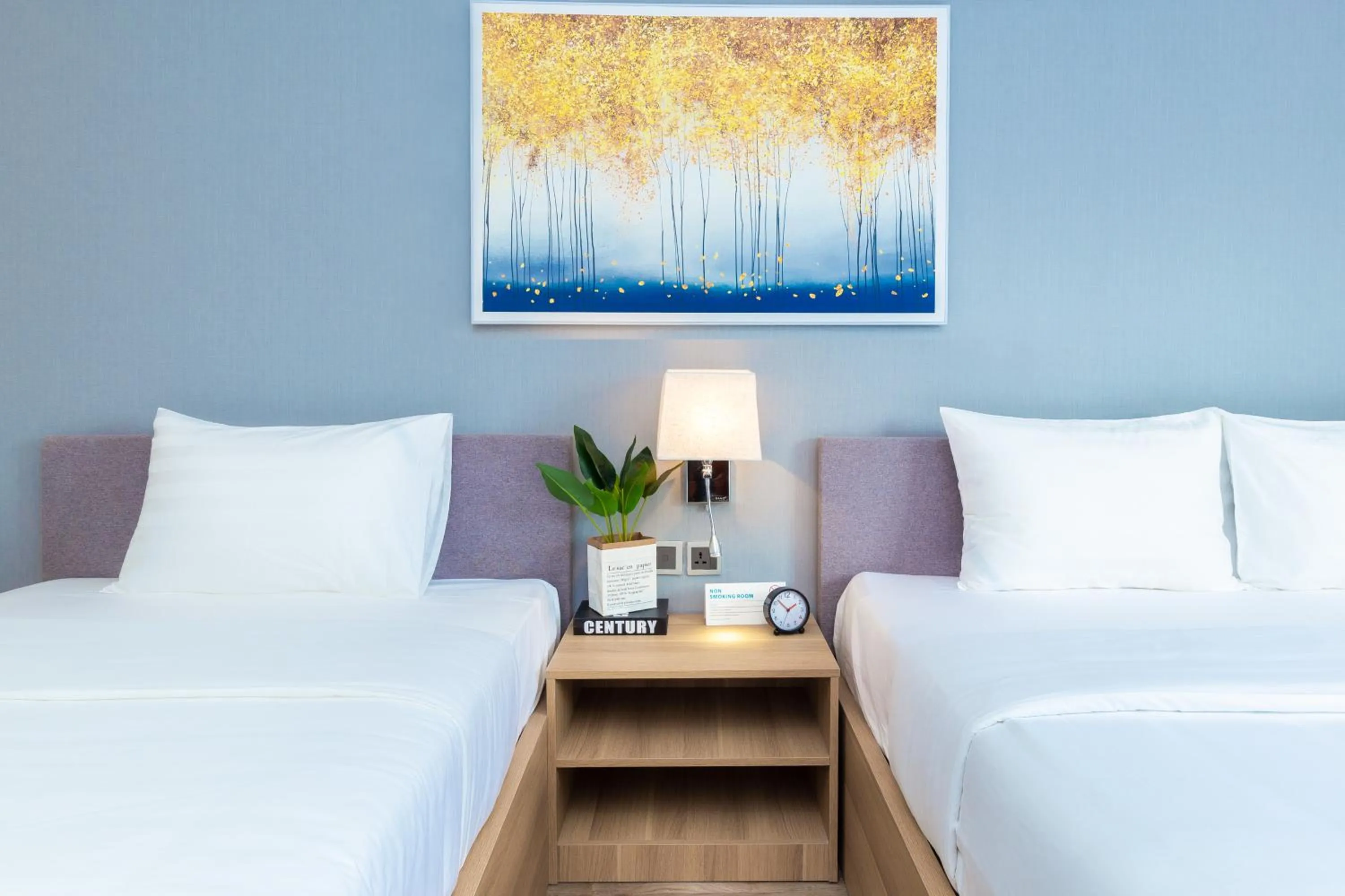 Bed in Cozrum Lux Hotel